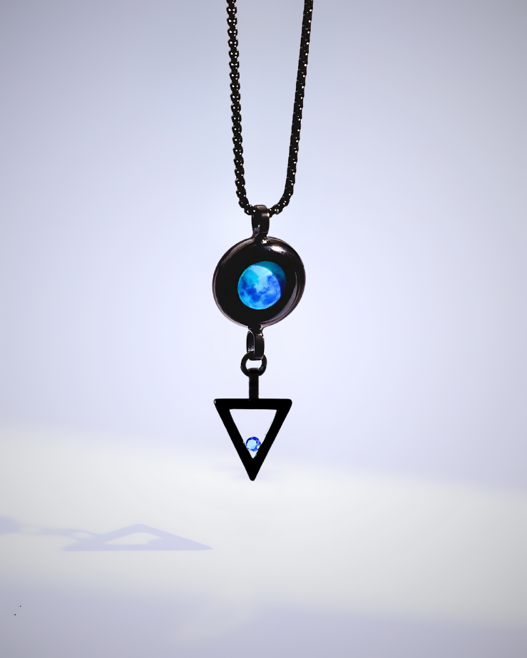 Moon & Zodiac Element Necklace