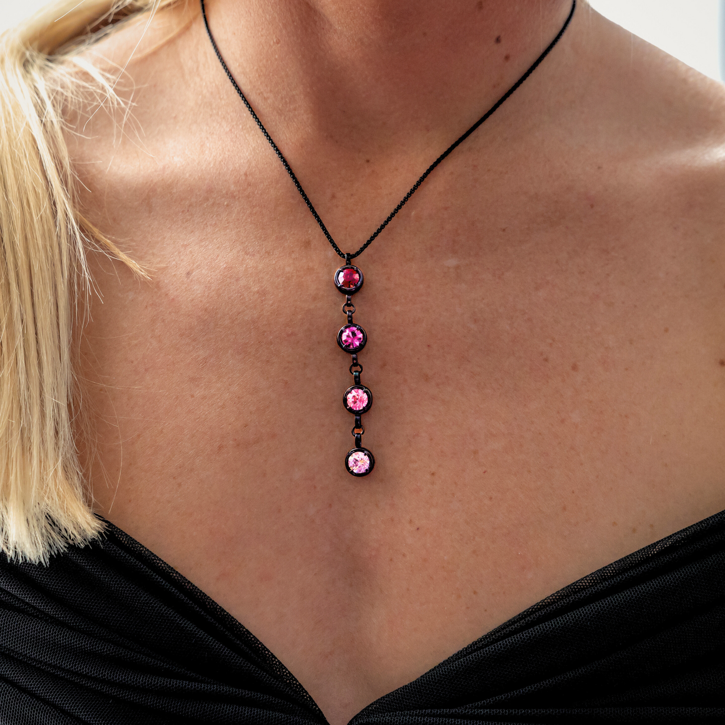 Four Birthstone Necklace