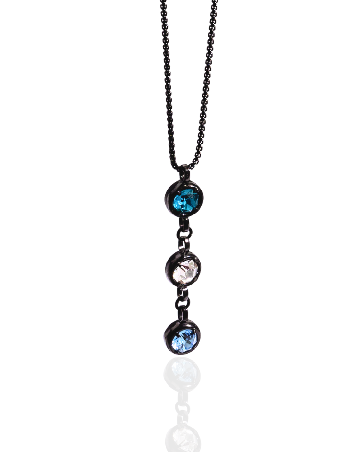 Triple Birthstone Necklace