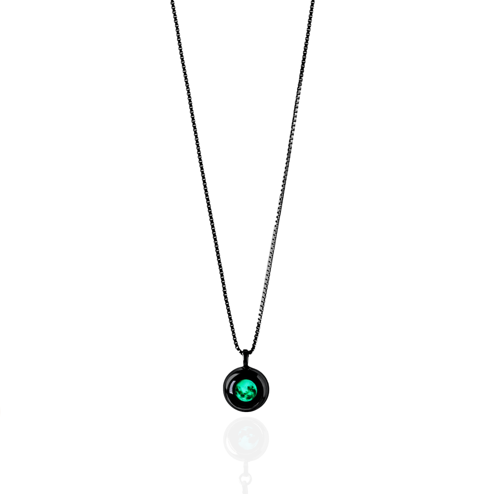 
                  
                    Moon Phase Necklace - Black
                  
                