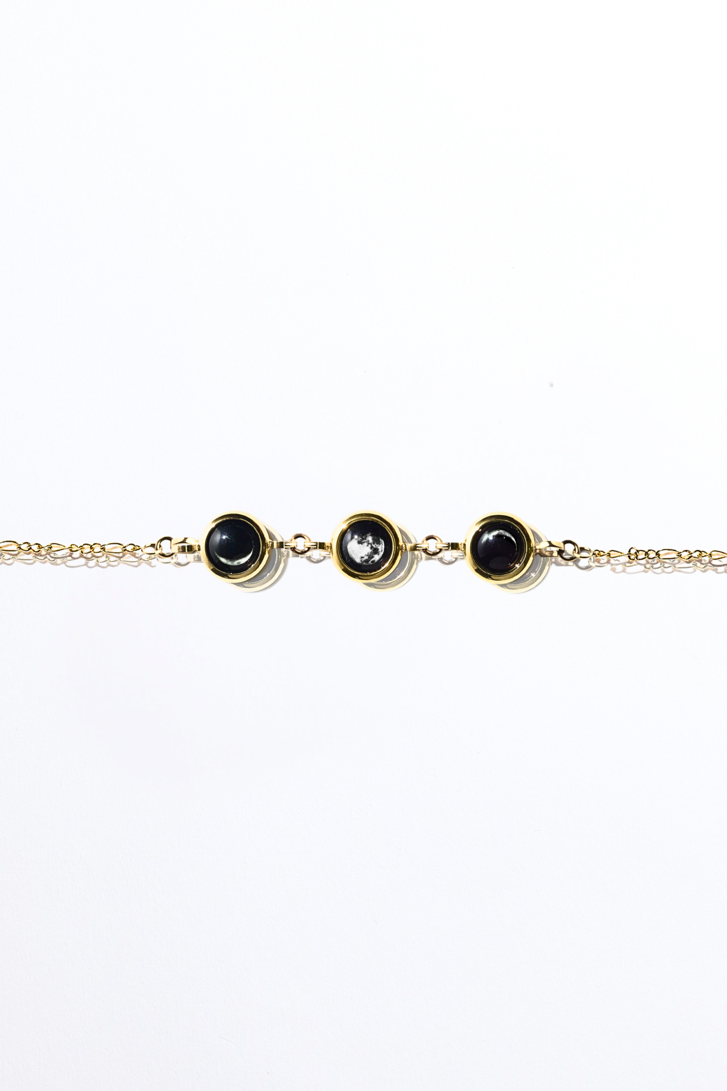 Gold Triple Moon Bracelet