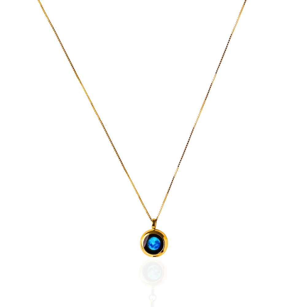 Moon Phase Necklace - Gold