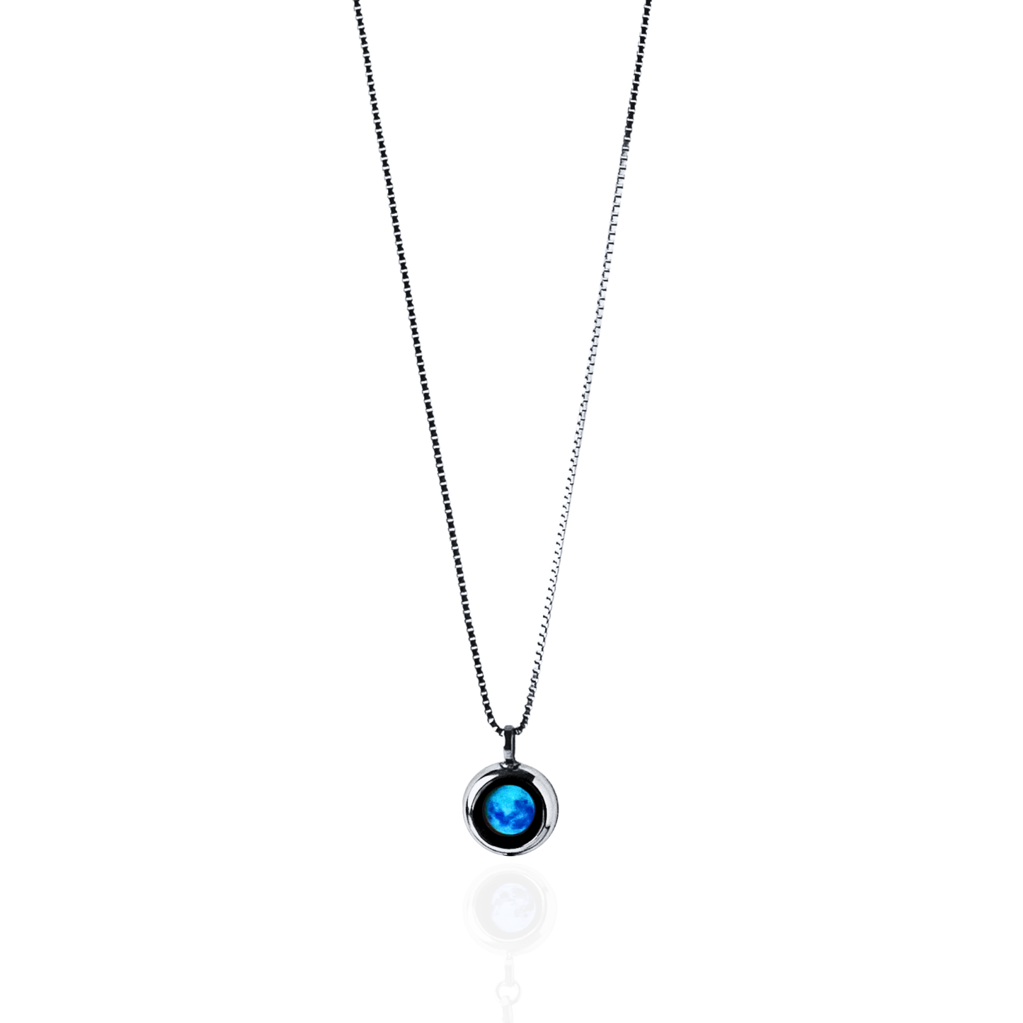 Moon Phase Necklace - Silver