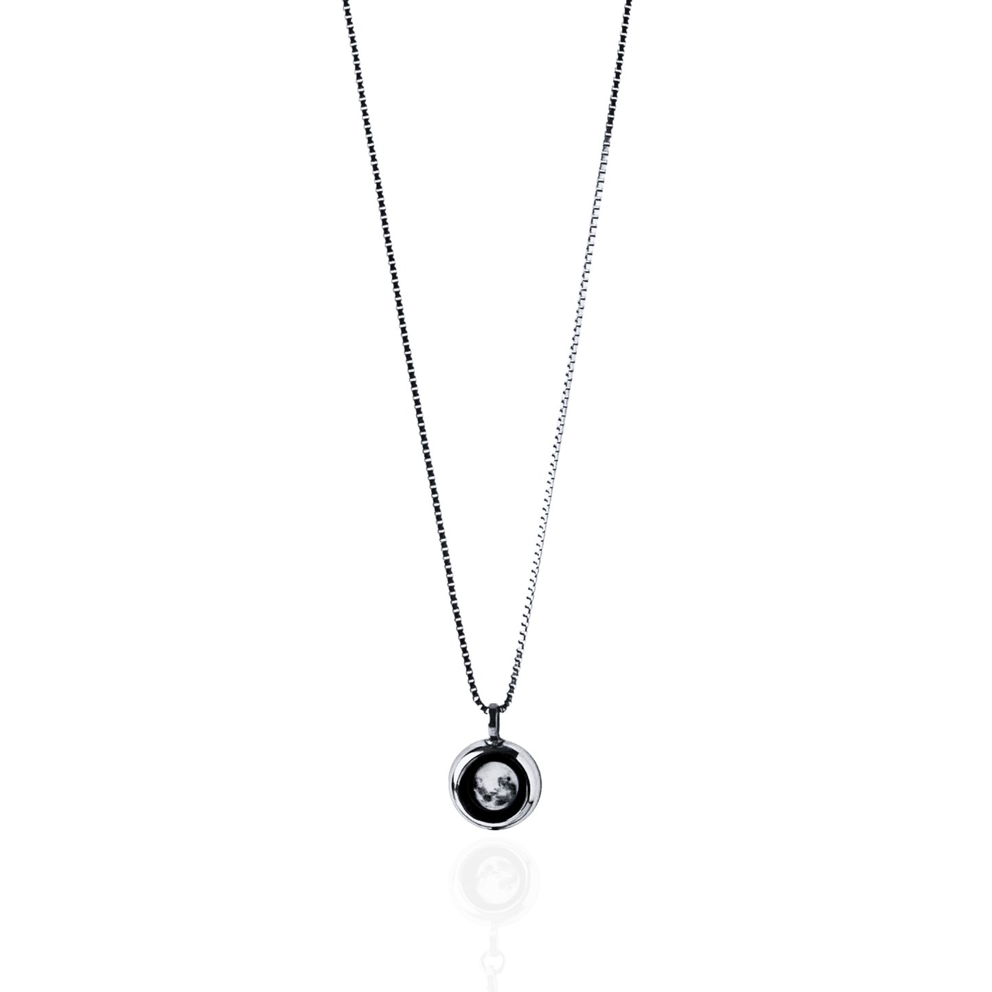 Moon Phase Necklace - Silver