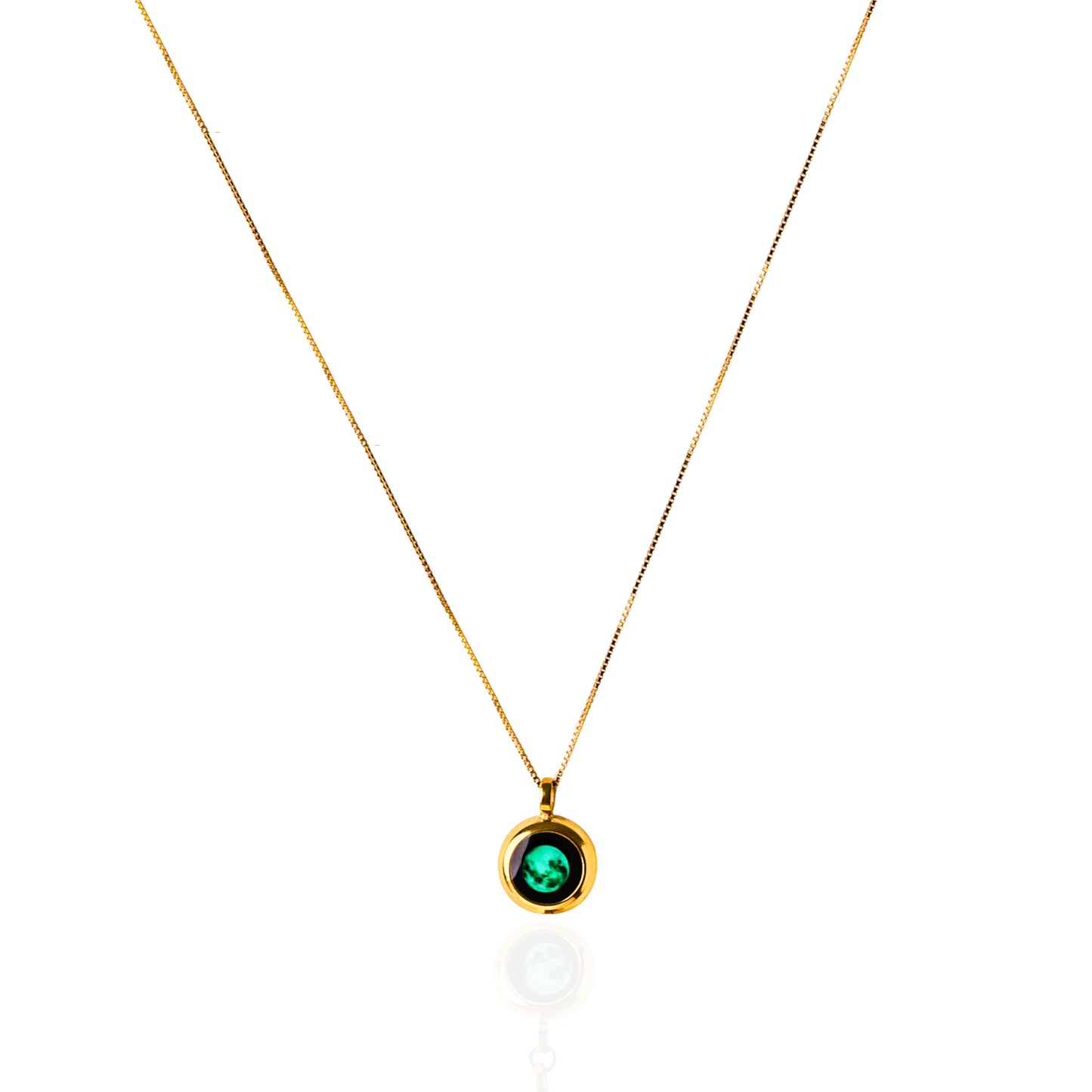 Moon Phase Necklace - Gold