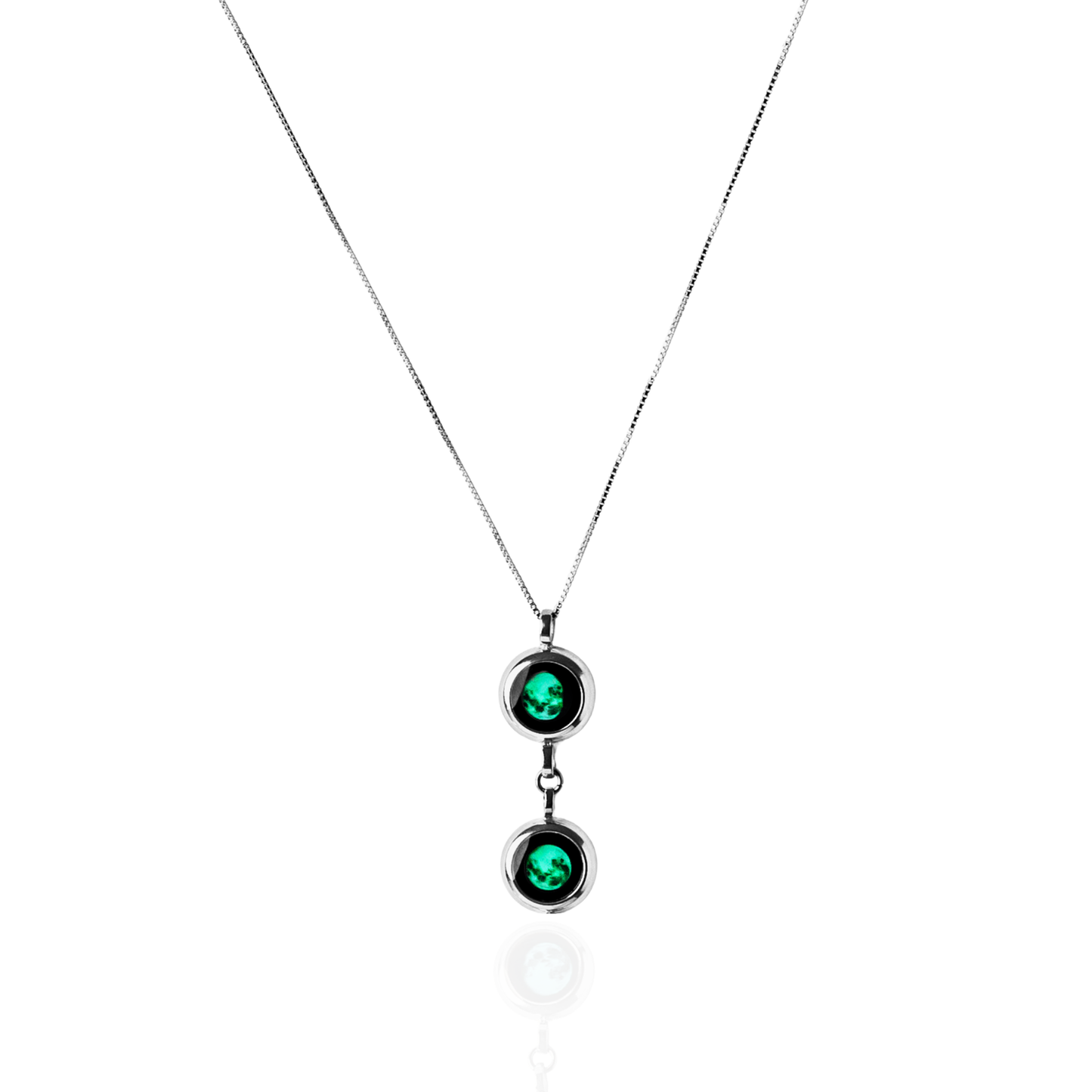 Double Moon Necklace