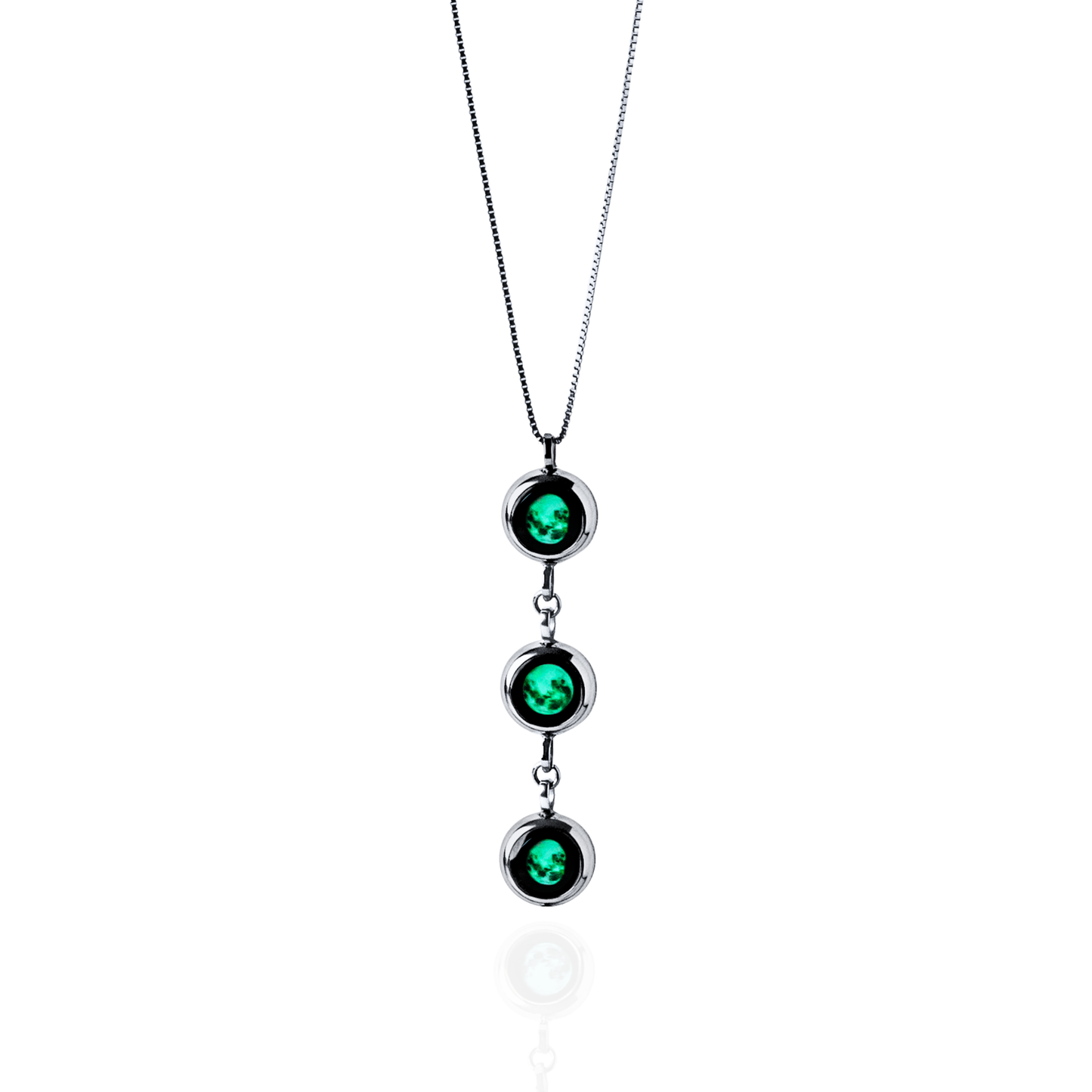 Triple Moon Necklace