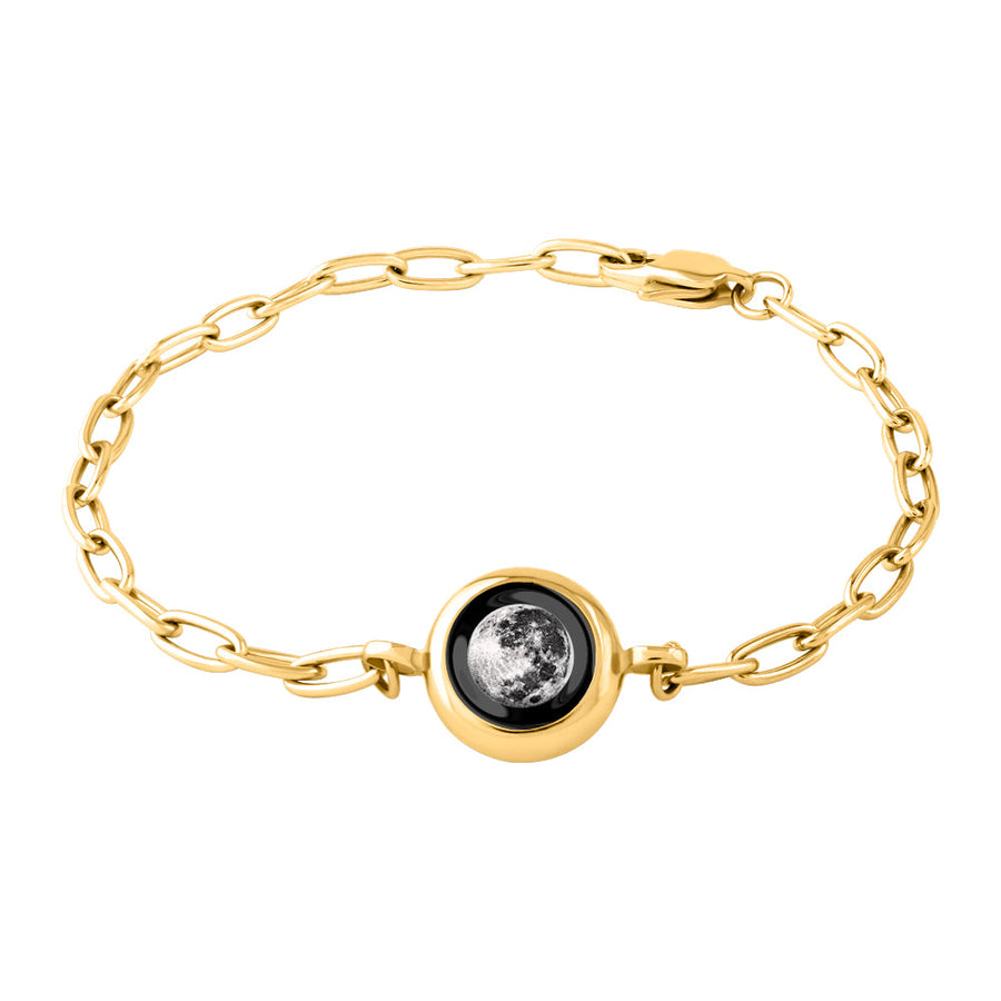 Power Moon Phase Anklet - Gold