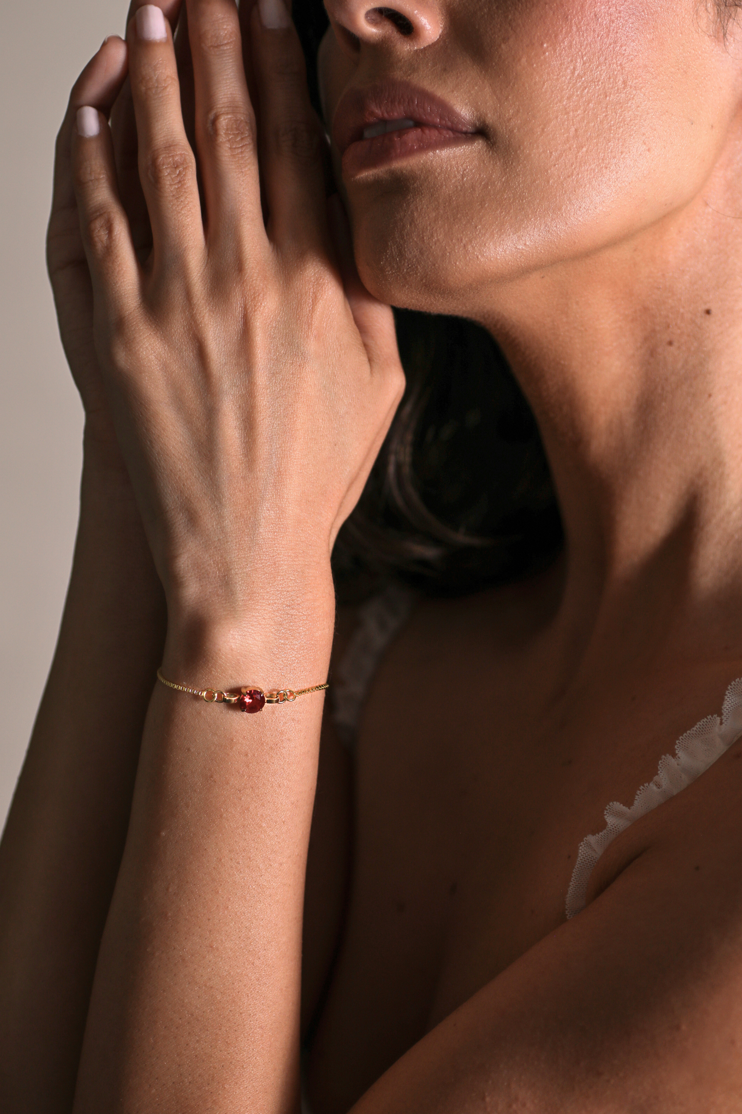 Gold Birthstone Bracelet