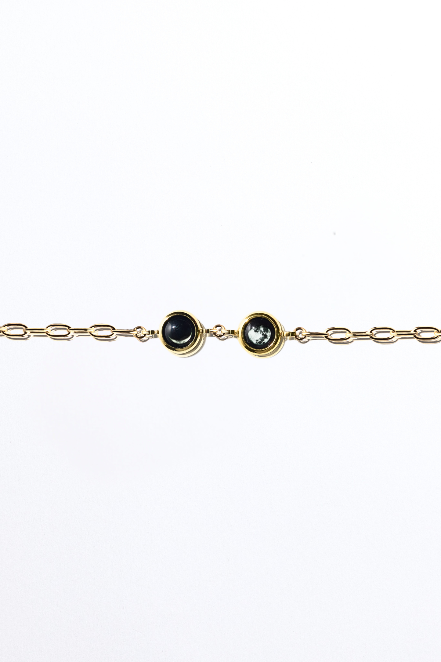 Gold Double Moon Bracelet