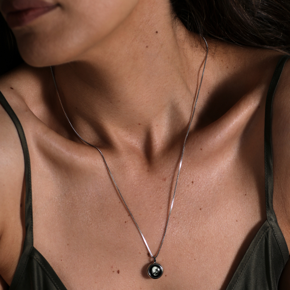 Silver Moon Necklace