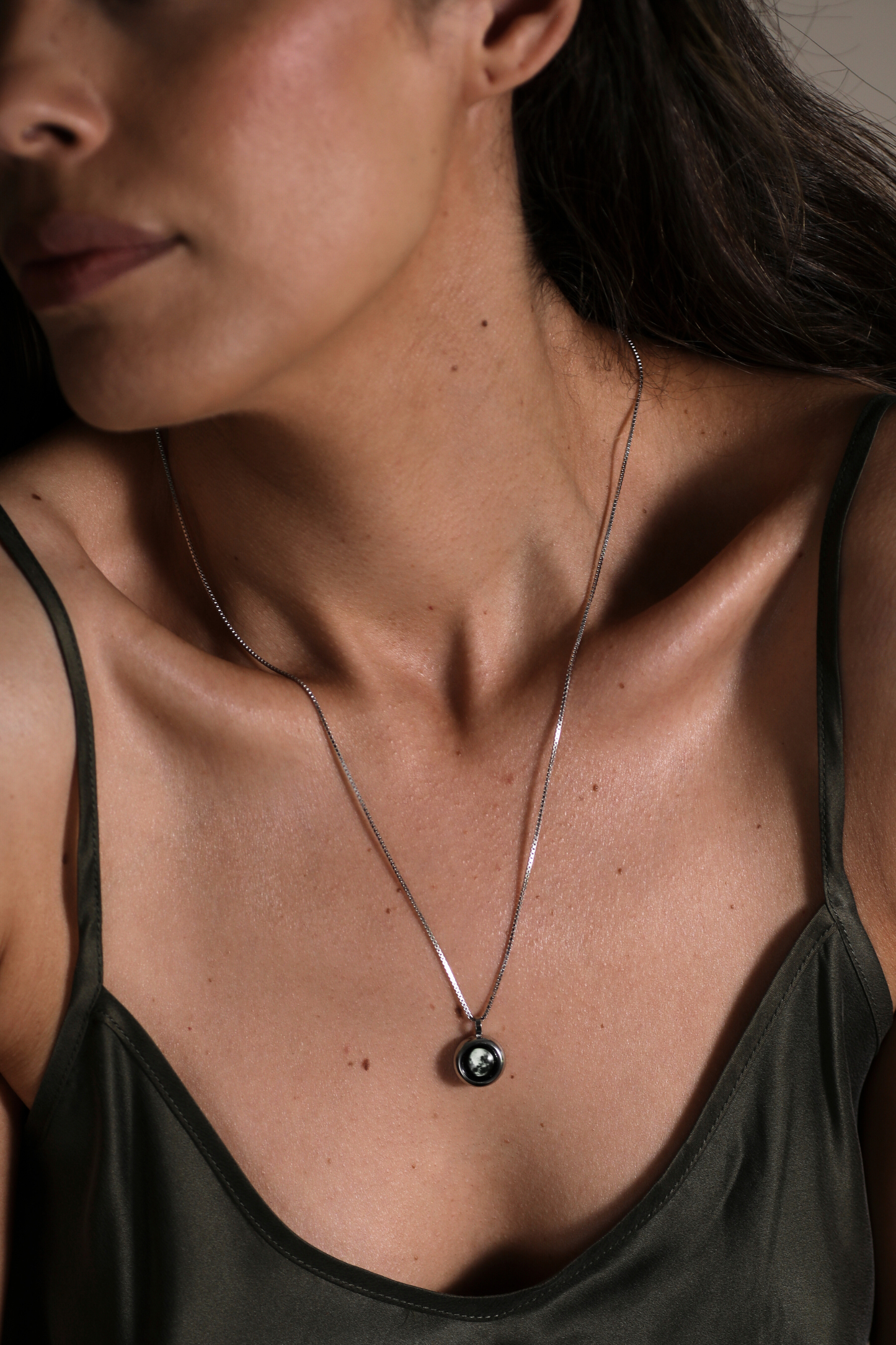 Silver Moon Necklace
