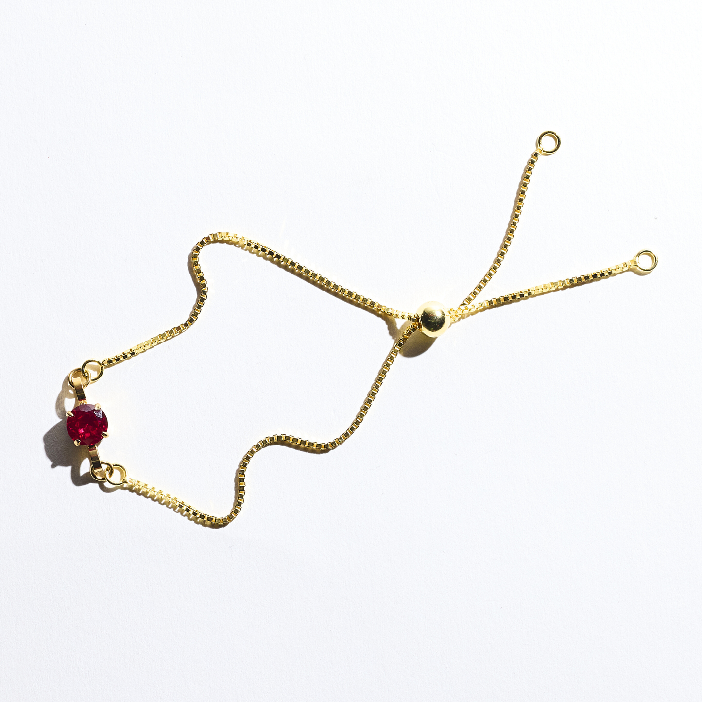 Gold Birthstone Bracelet