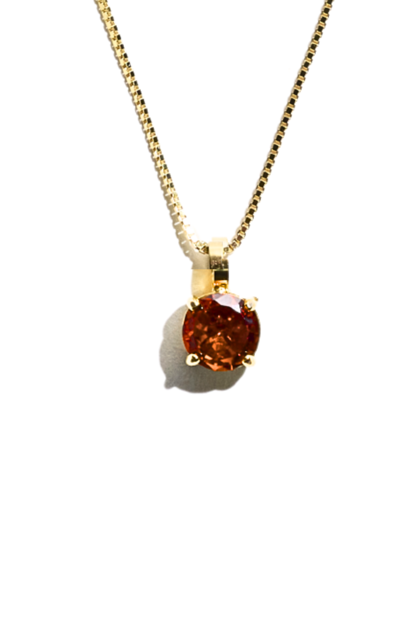 Gold Birthstone Necklace