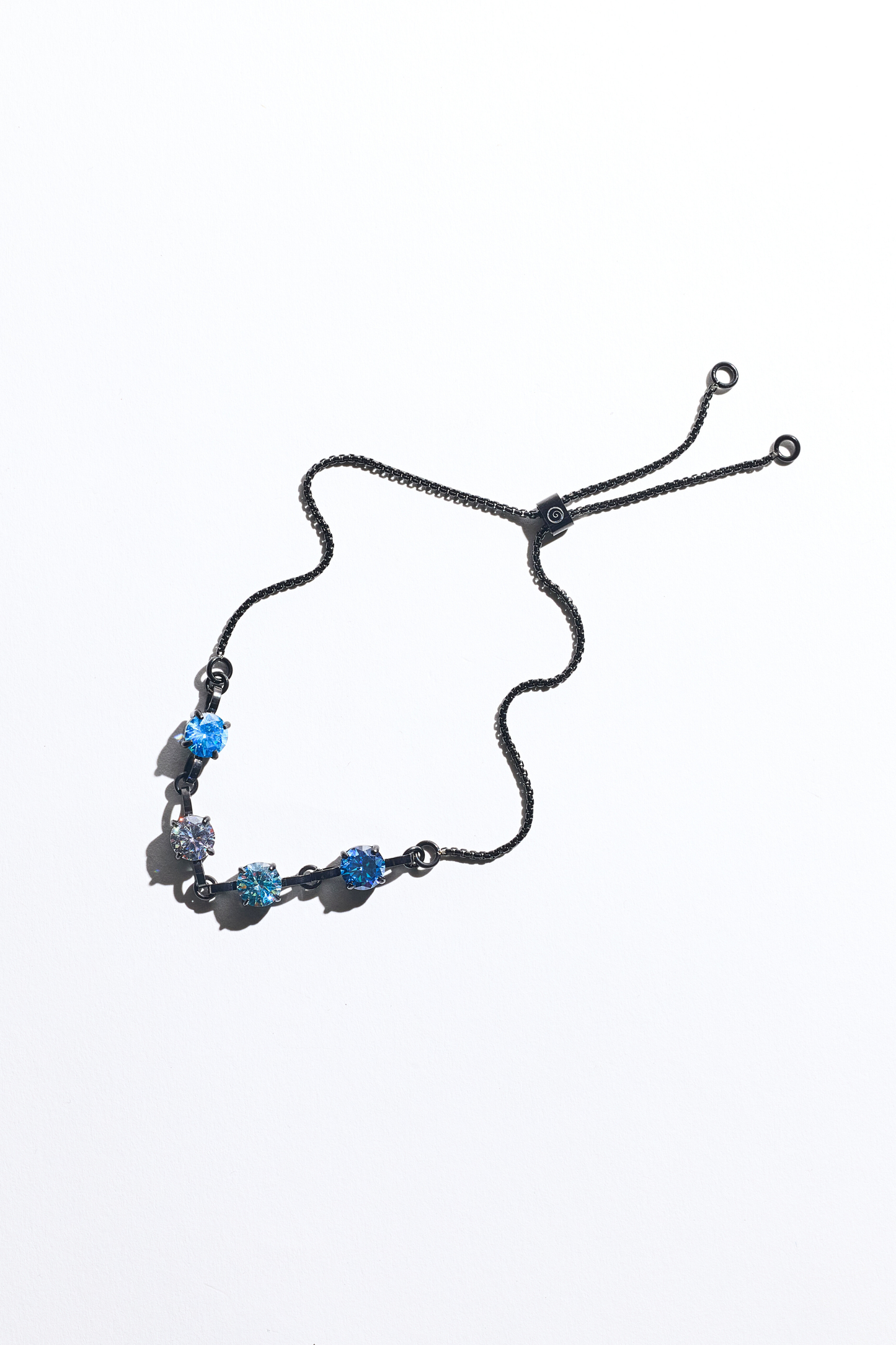 Black Four Birthstone Bracelet