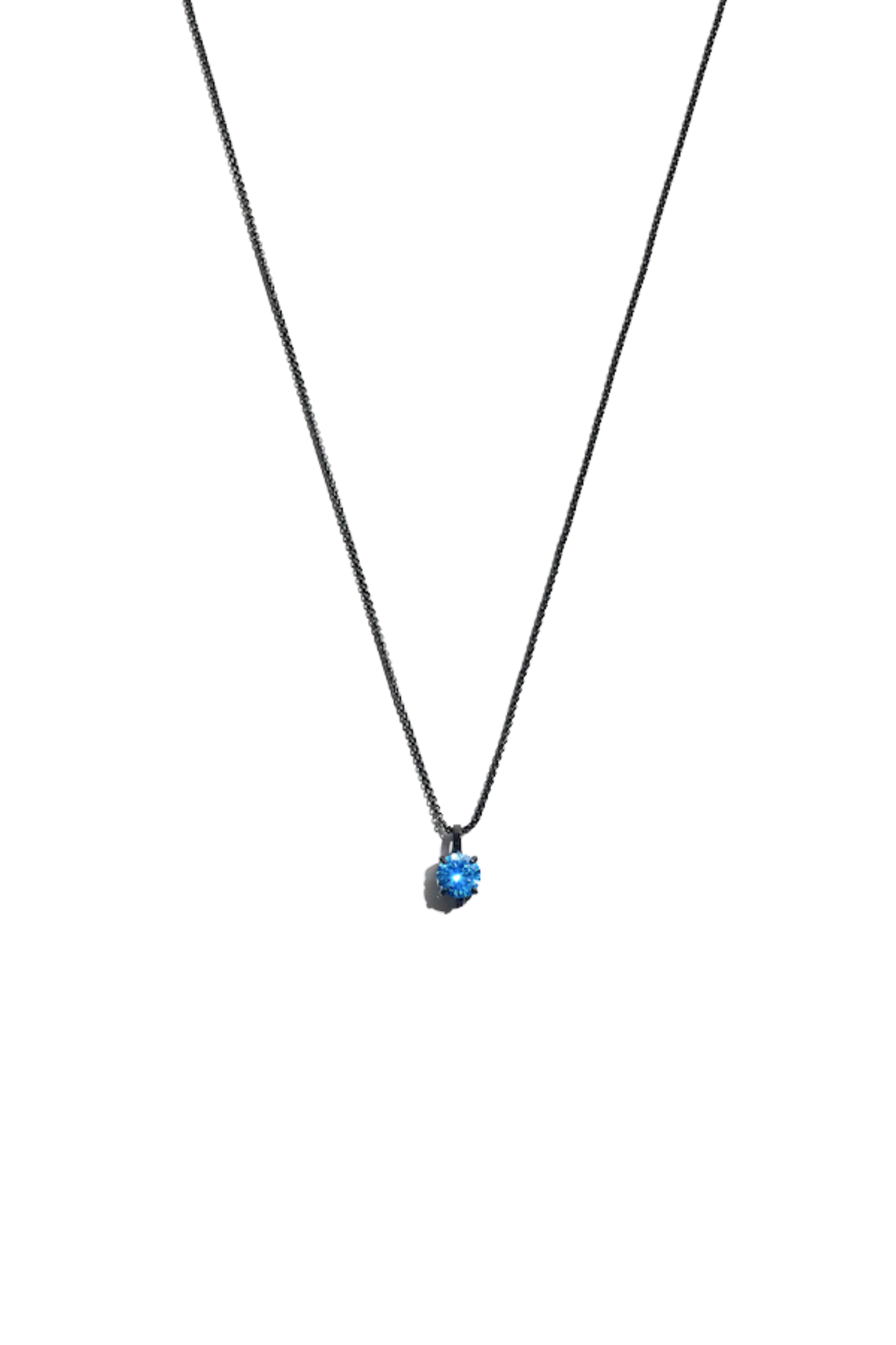 Black Birthstone Necklace