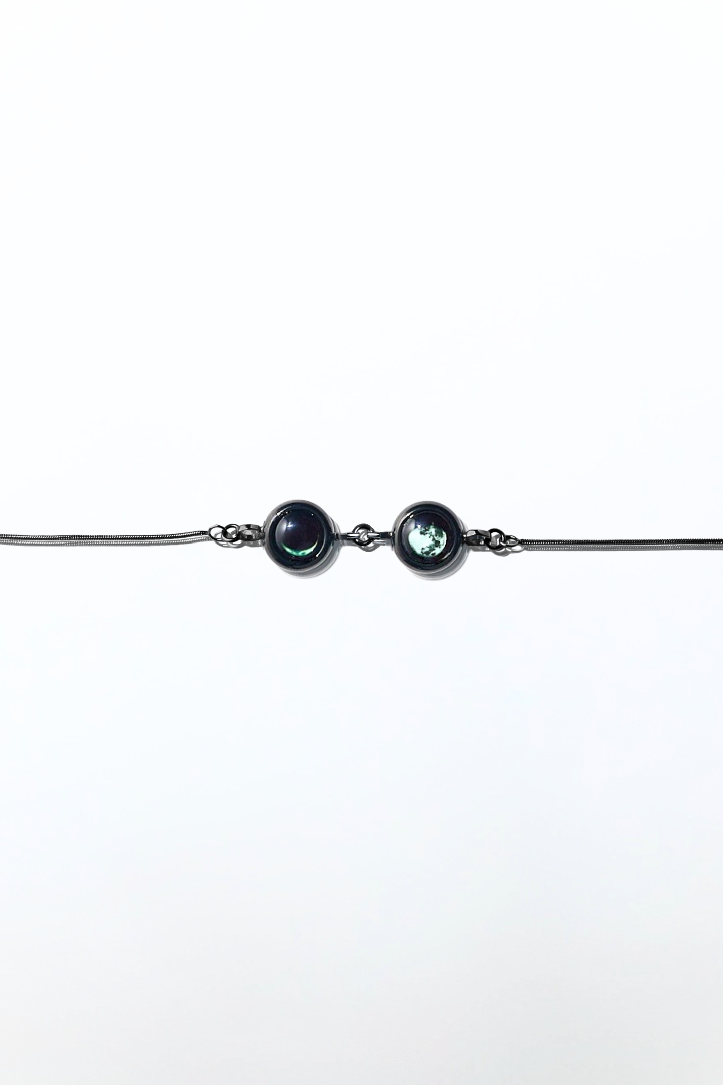 Black Double Moon Bracelet