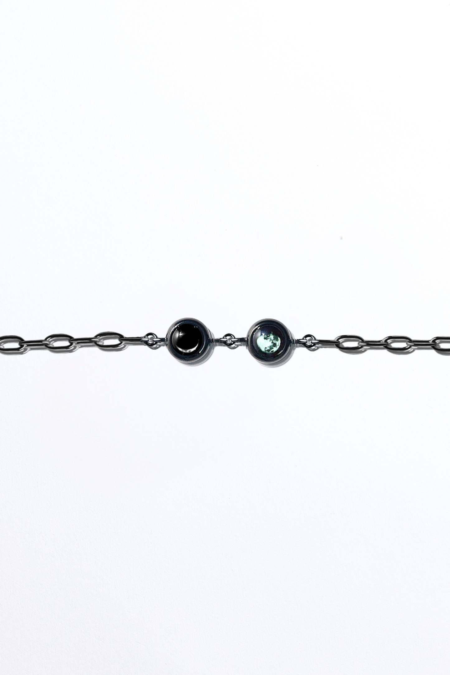 Black Double Moon Power Bracelet