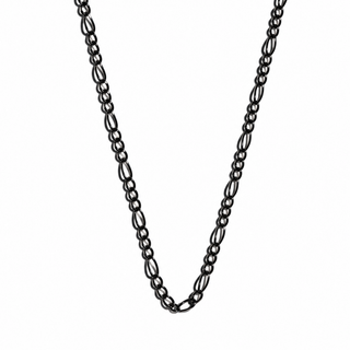 50cm Black Figaro Chain