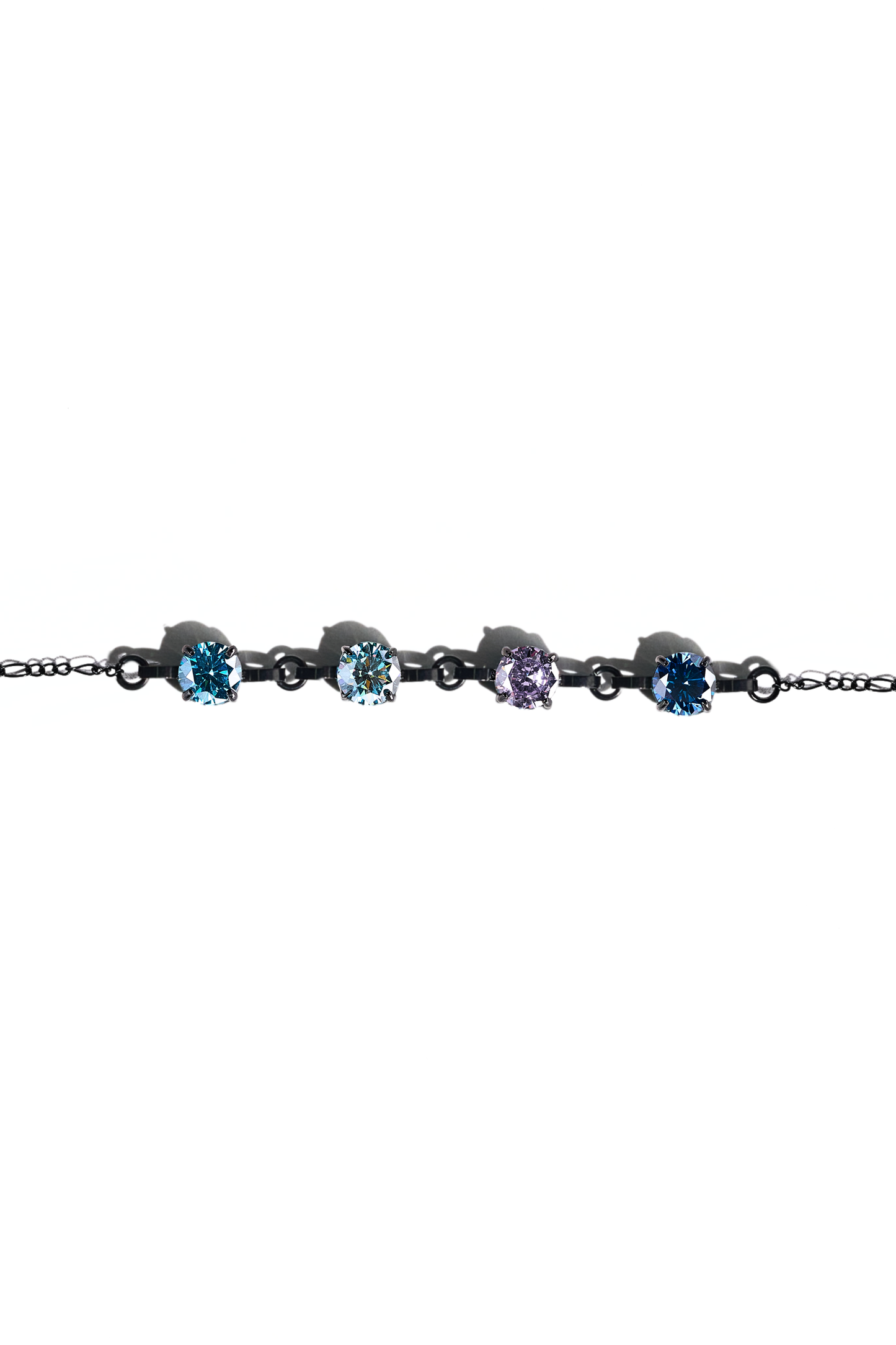 Black Four Birthstone Bracelet