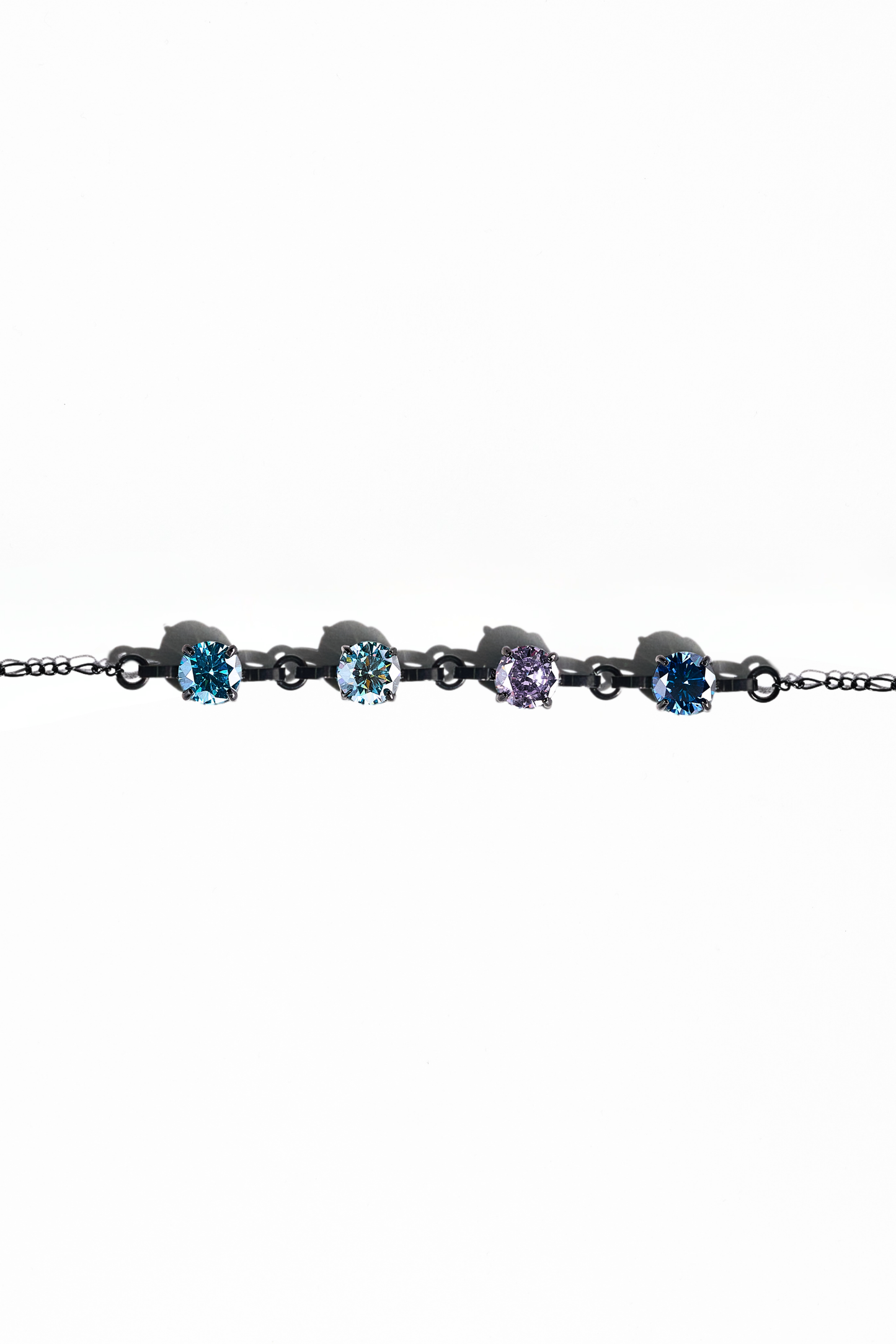 Black Four Birthstone Bracelet