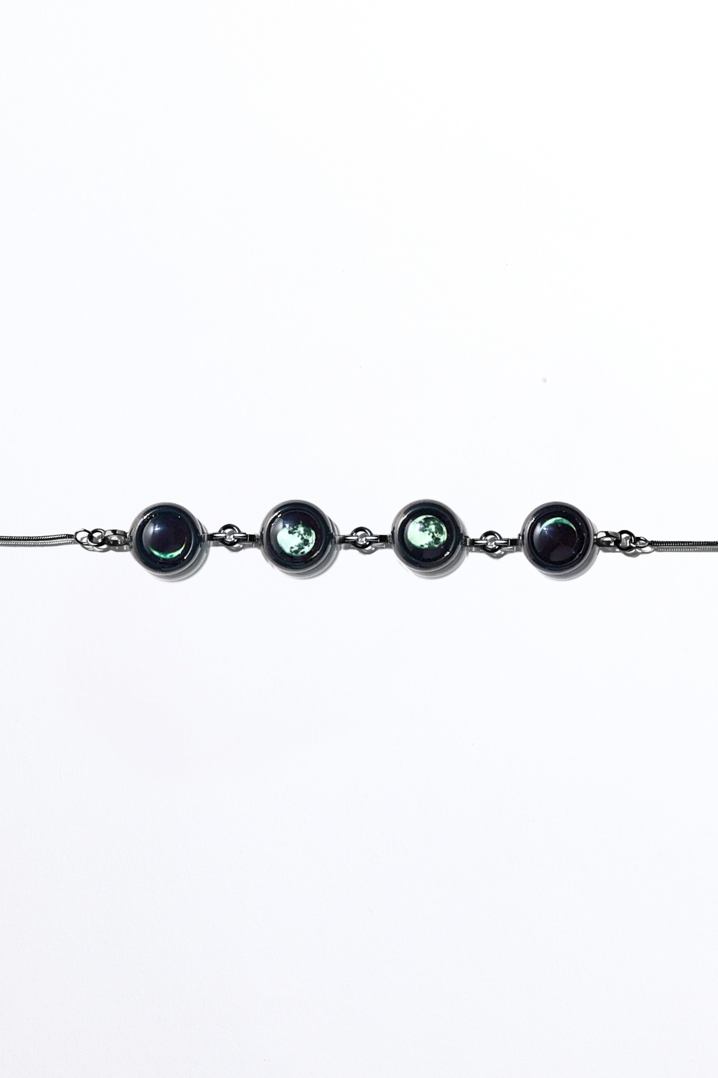 Black Four Moon Bracelet