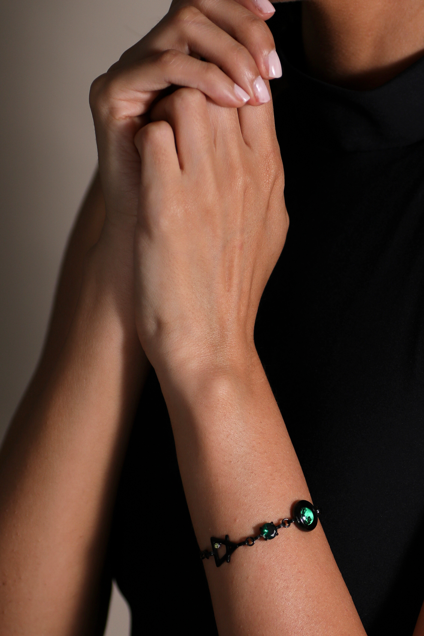 Black Moon Birthstone Zodiac Bracelet