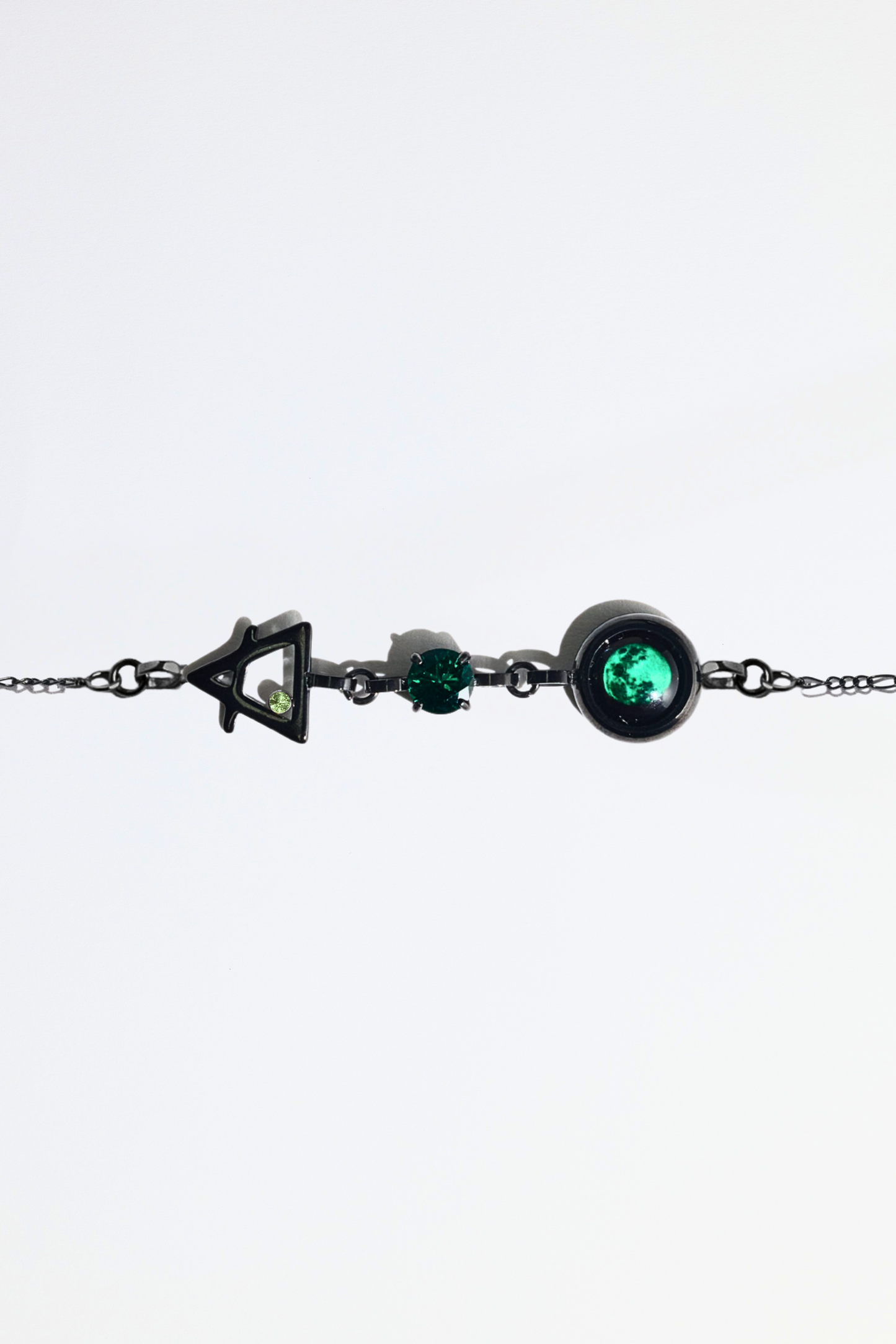 Black Moon Birthstone Zodiac Bracelet
