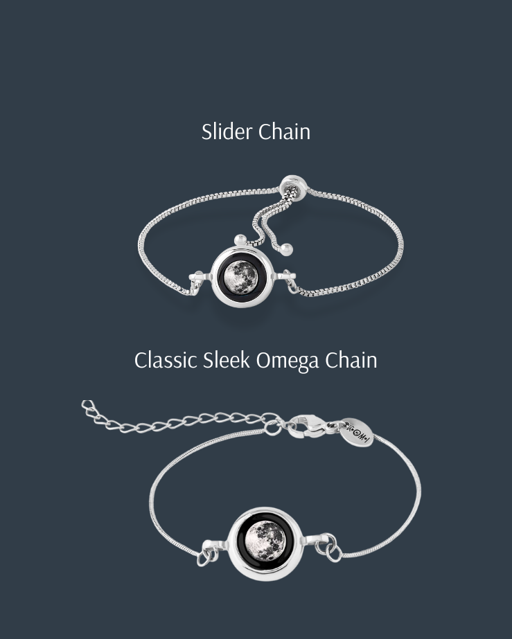 Moon Phase Bracelet - Silver