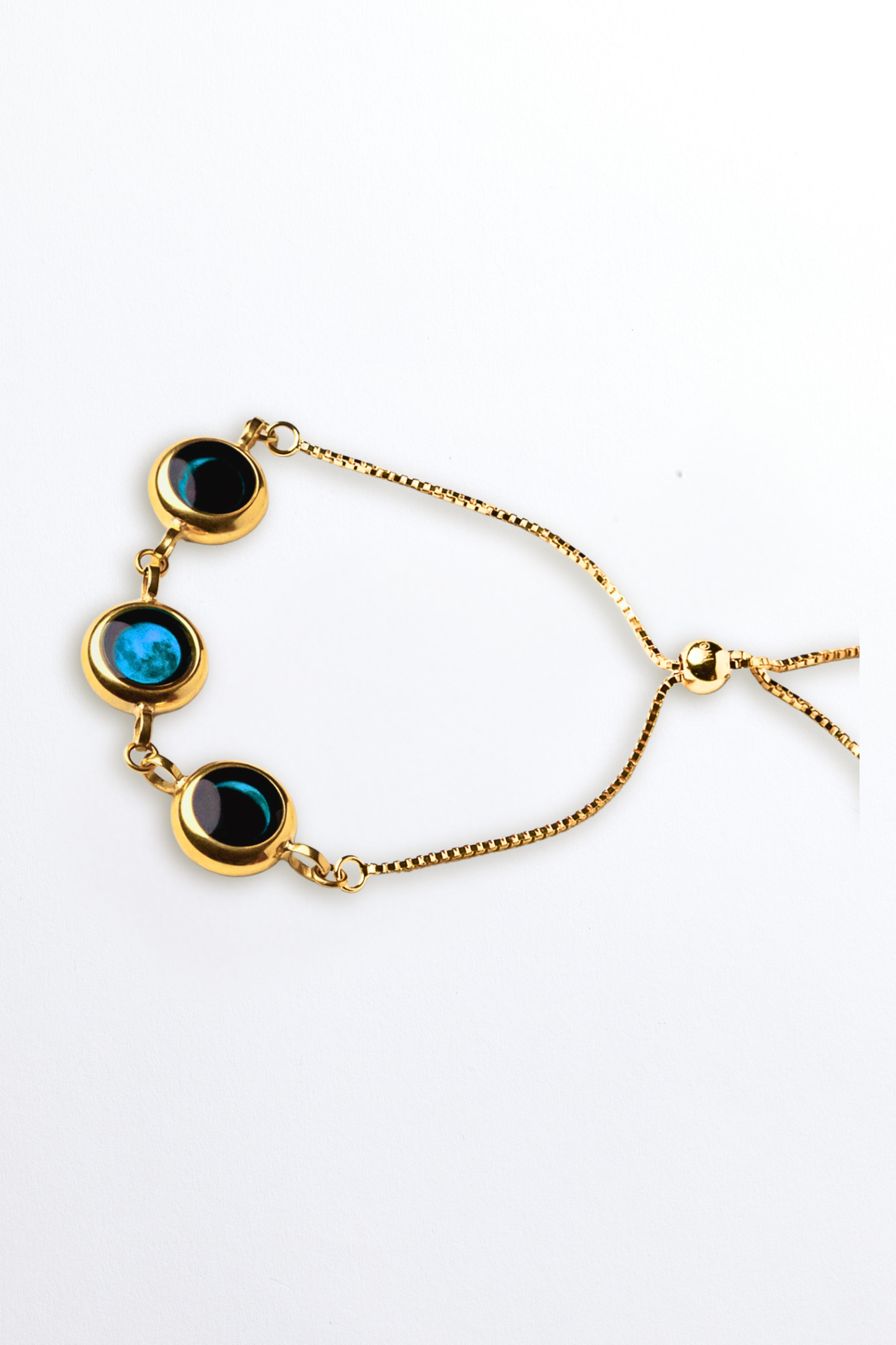 Gold Triple Moon Bracelet