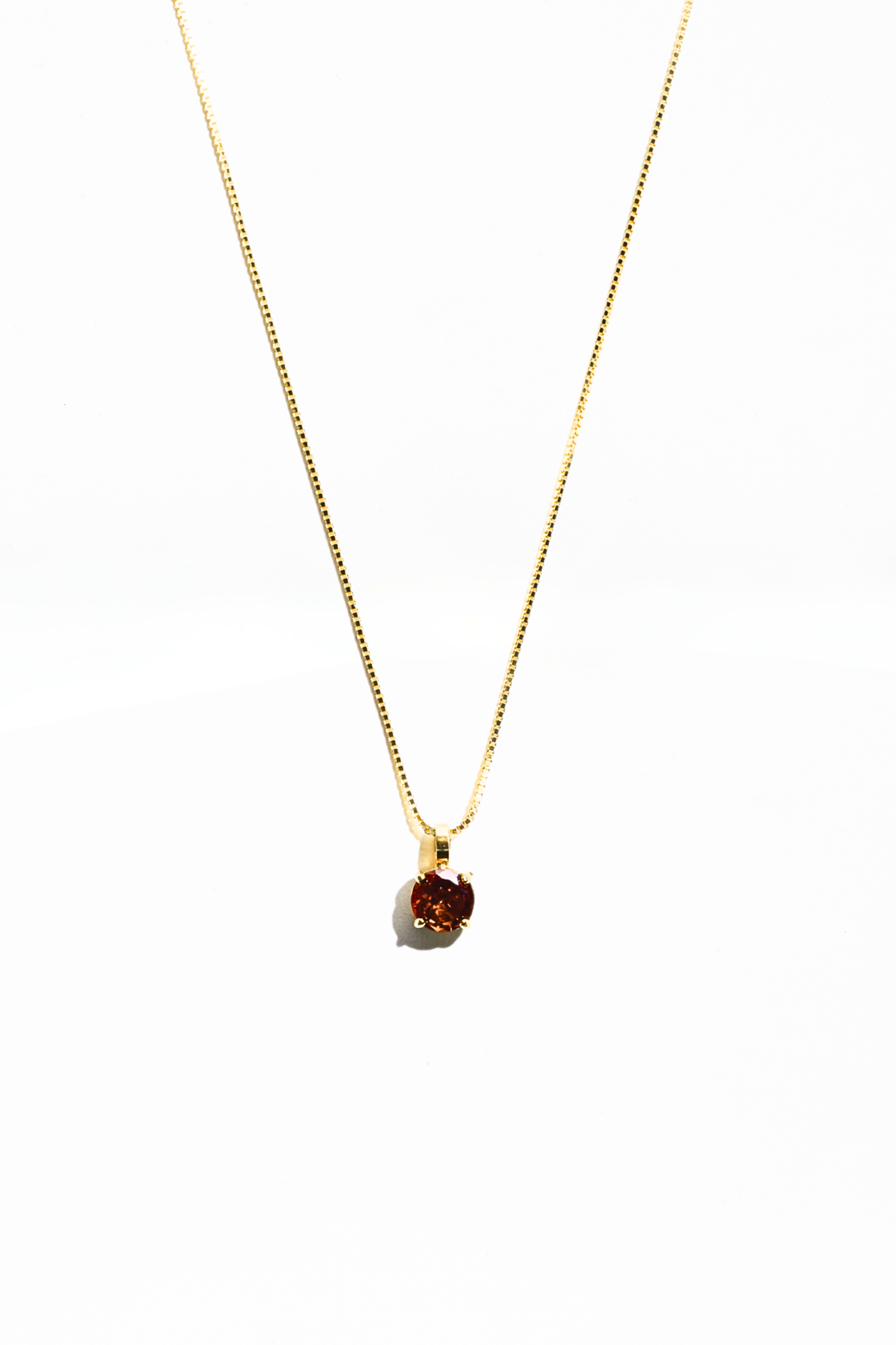 Gold Birthstone Necklace