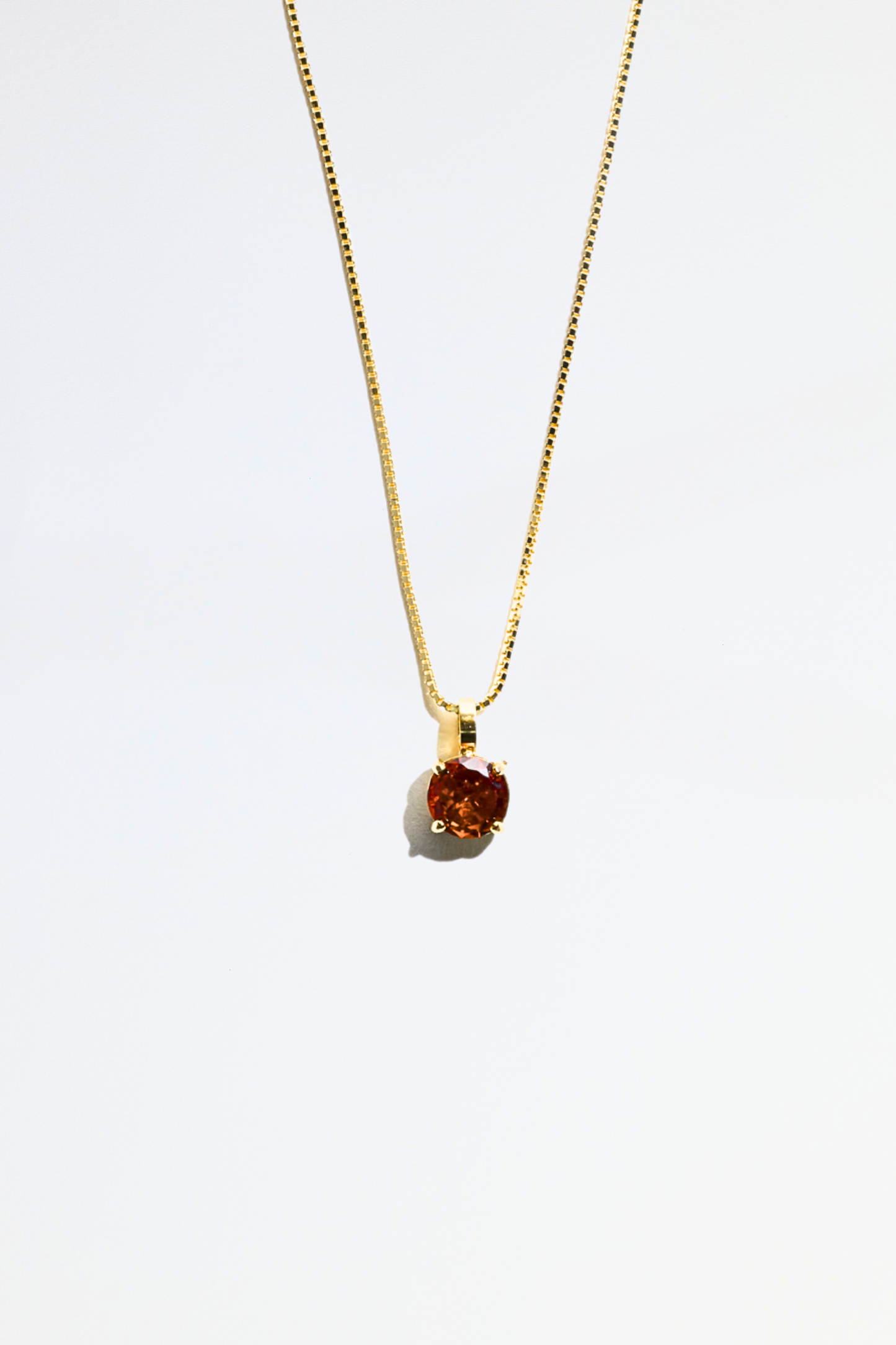 Gold Birthstone Necklace