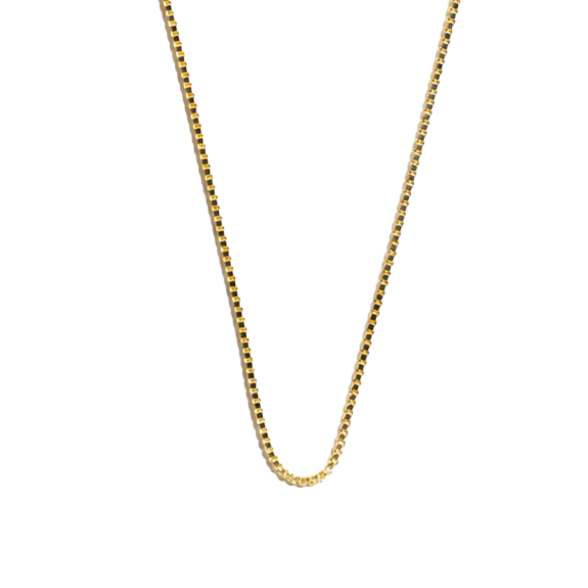 18k Gold Vermeil Necklace Chain - 50cm Adjustable Length