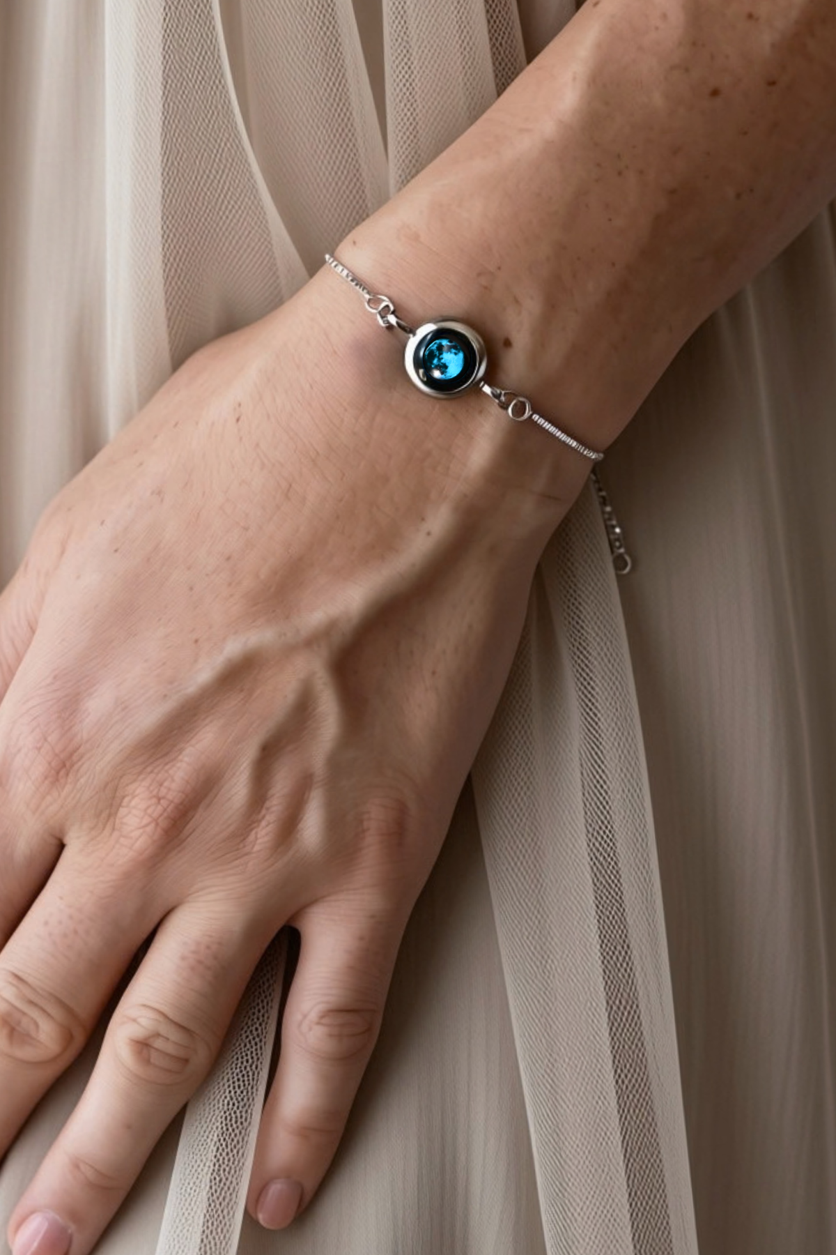 Silver Moon Bracelet