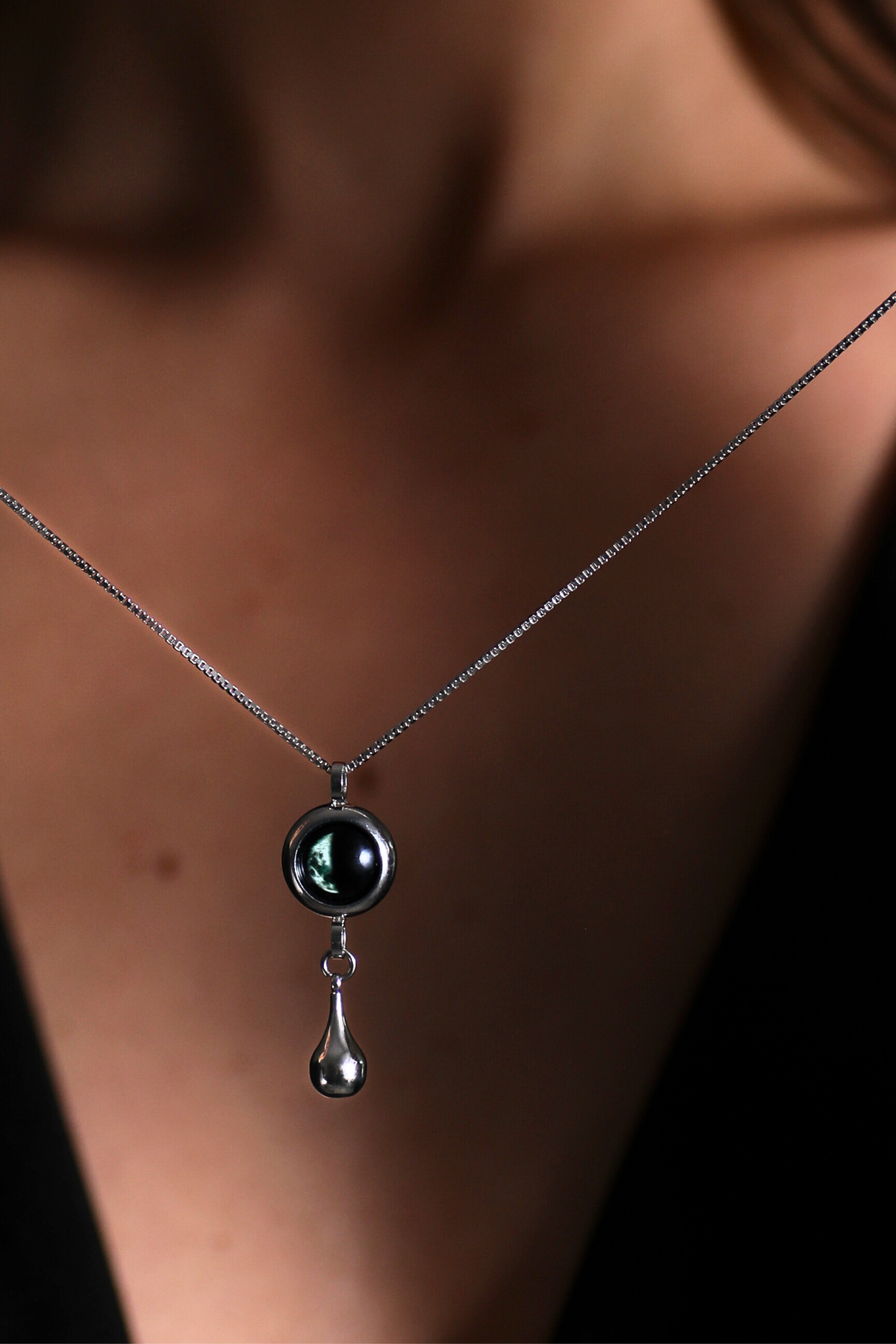 Silver Ash Holder Necklace