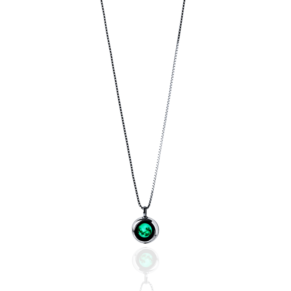 Moon Phase Necklace - Silver