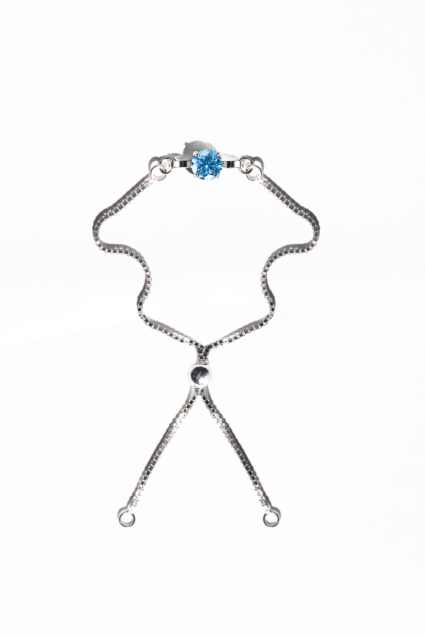 Silver Birthstone Bracelet