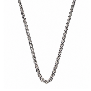 Silver Flower Basket Chain