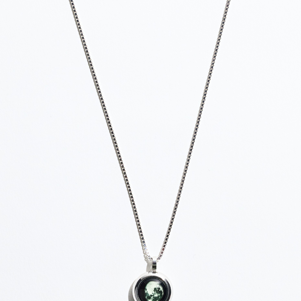 Silver Moon Necklace