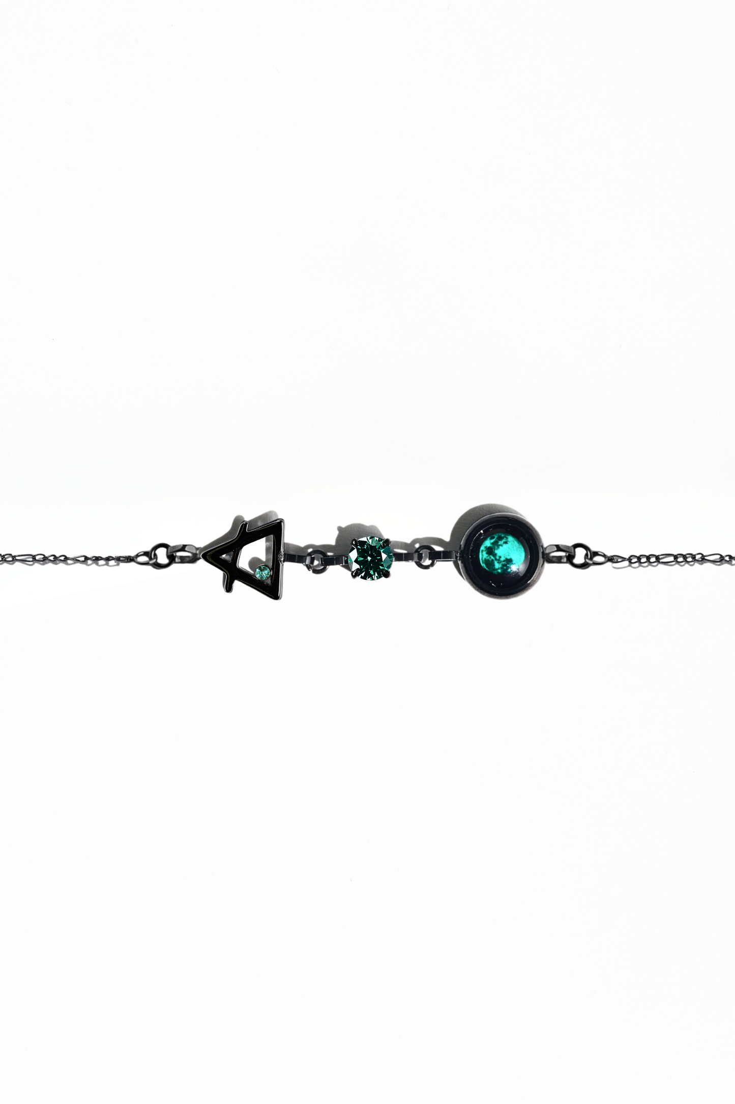 Black Moon Birthstone Zodiac Bracelet