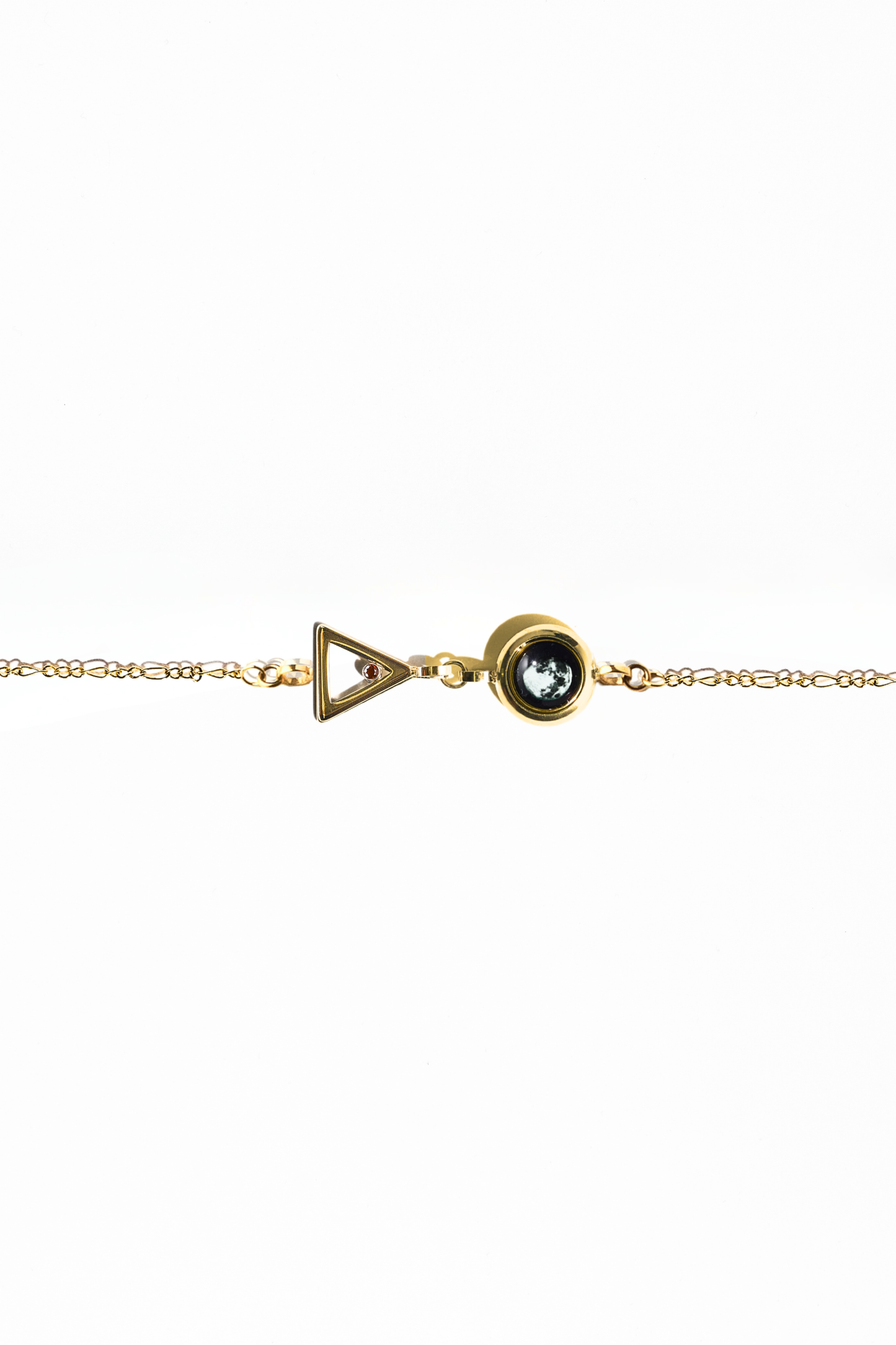 Gold Moon & Zodiac Element Bracelet