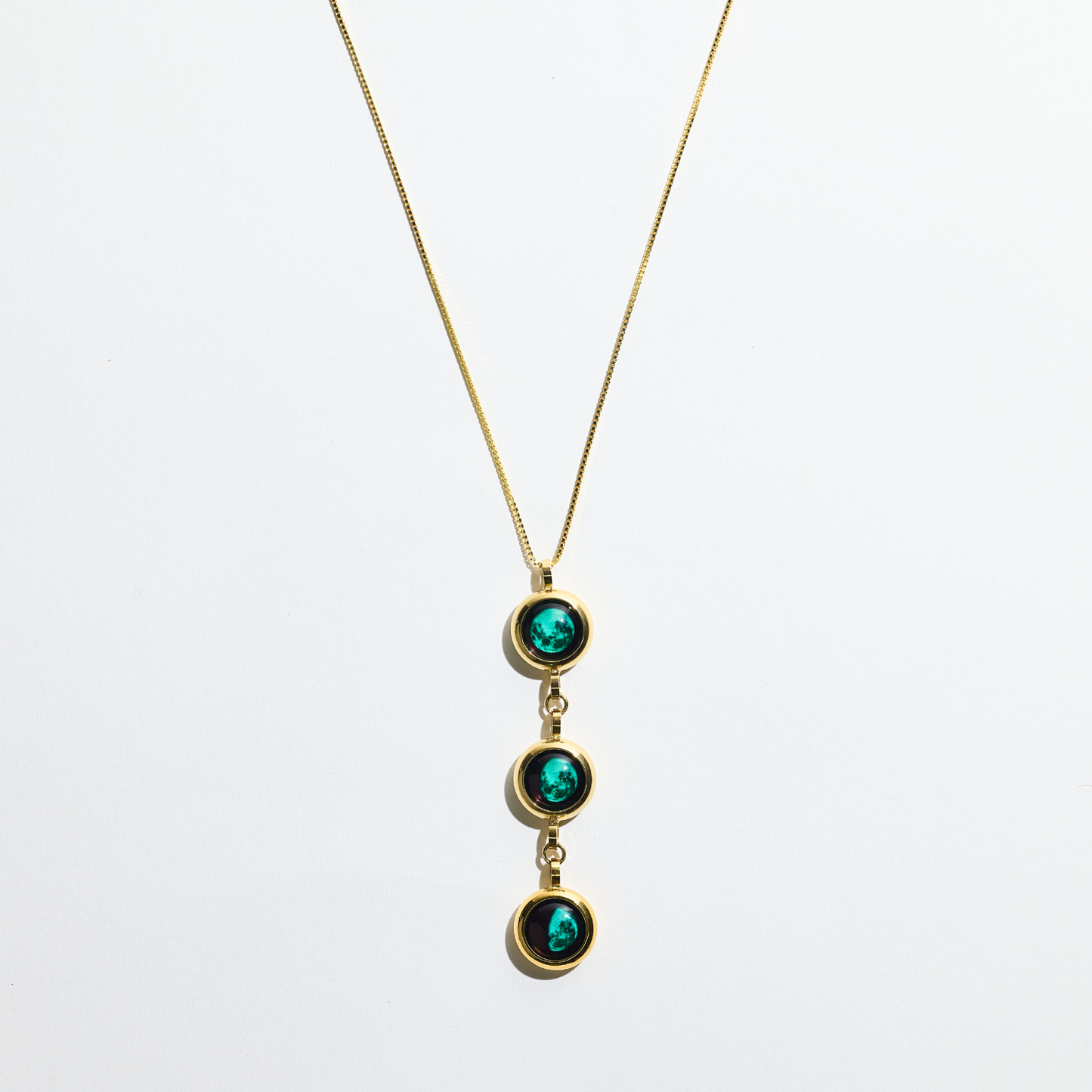 Triple Moon Necklace