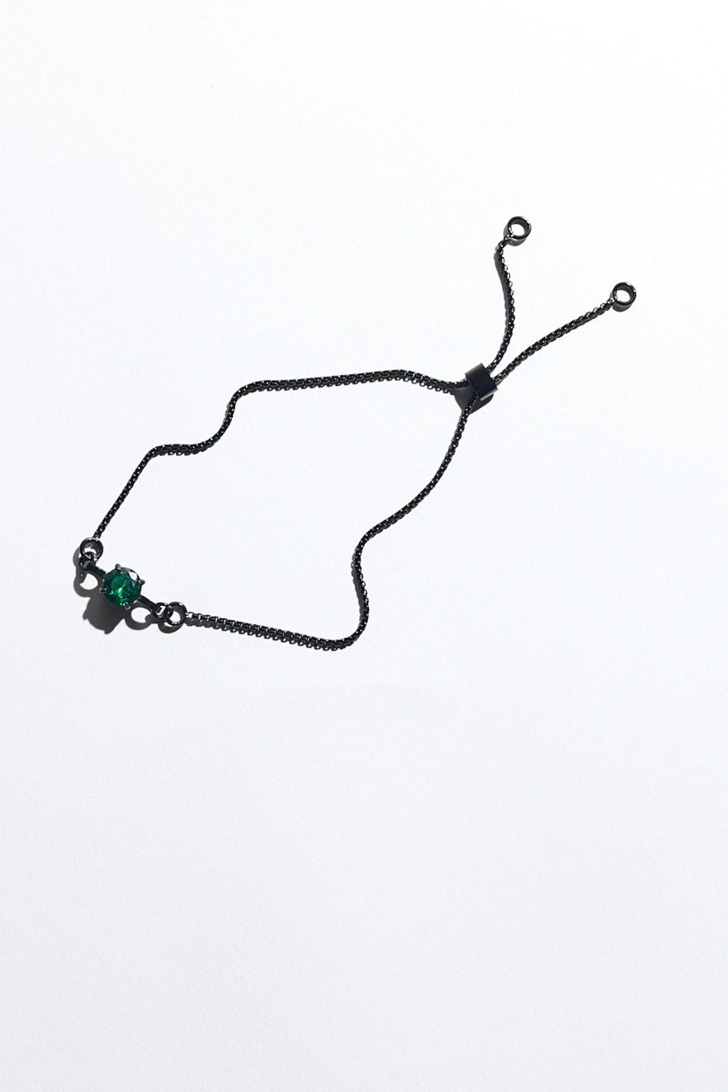 Black Birthstone Bracelet