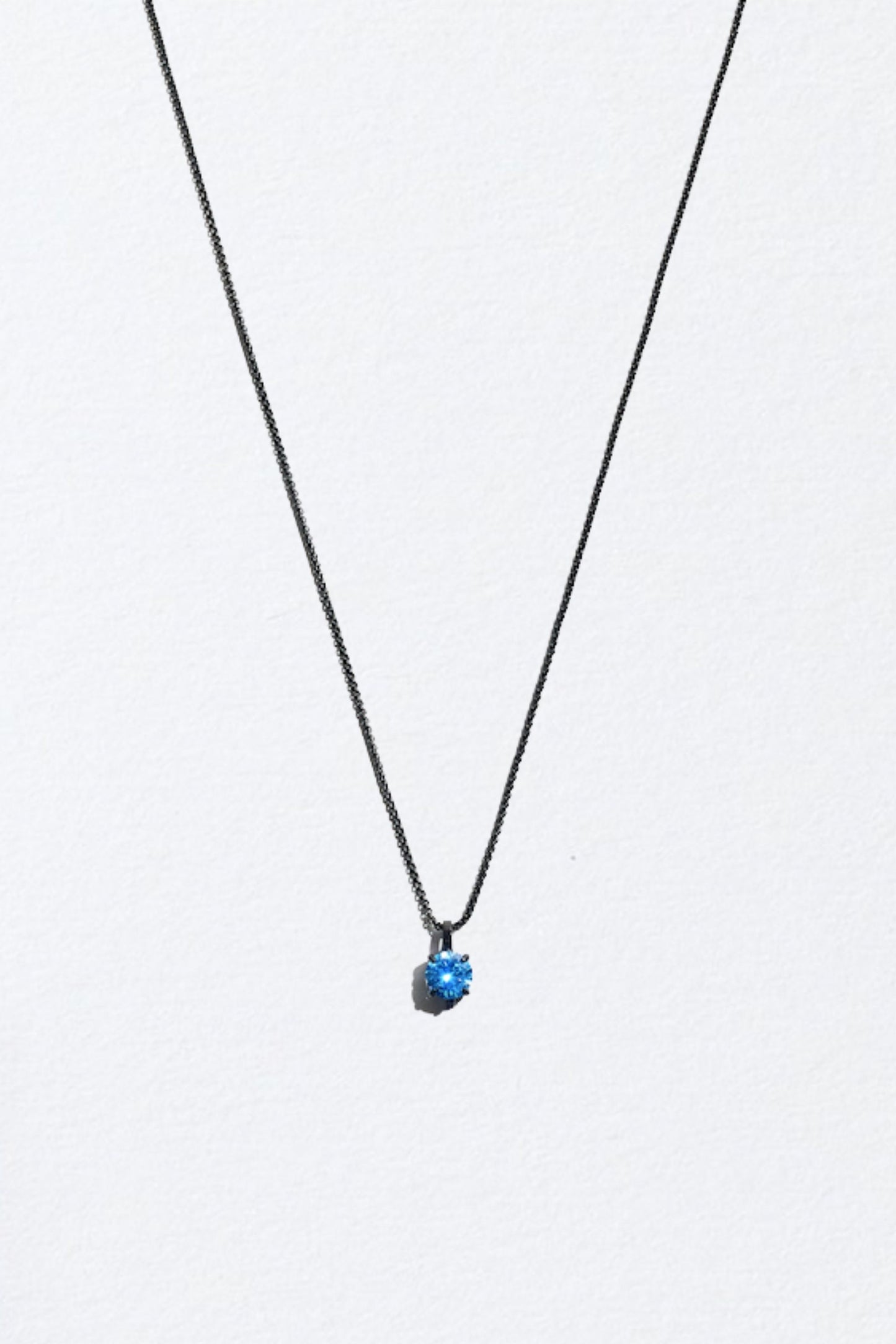 Black Birthstone Necklace