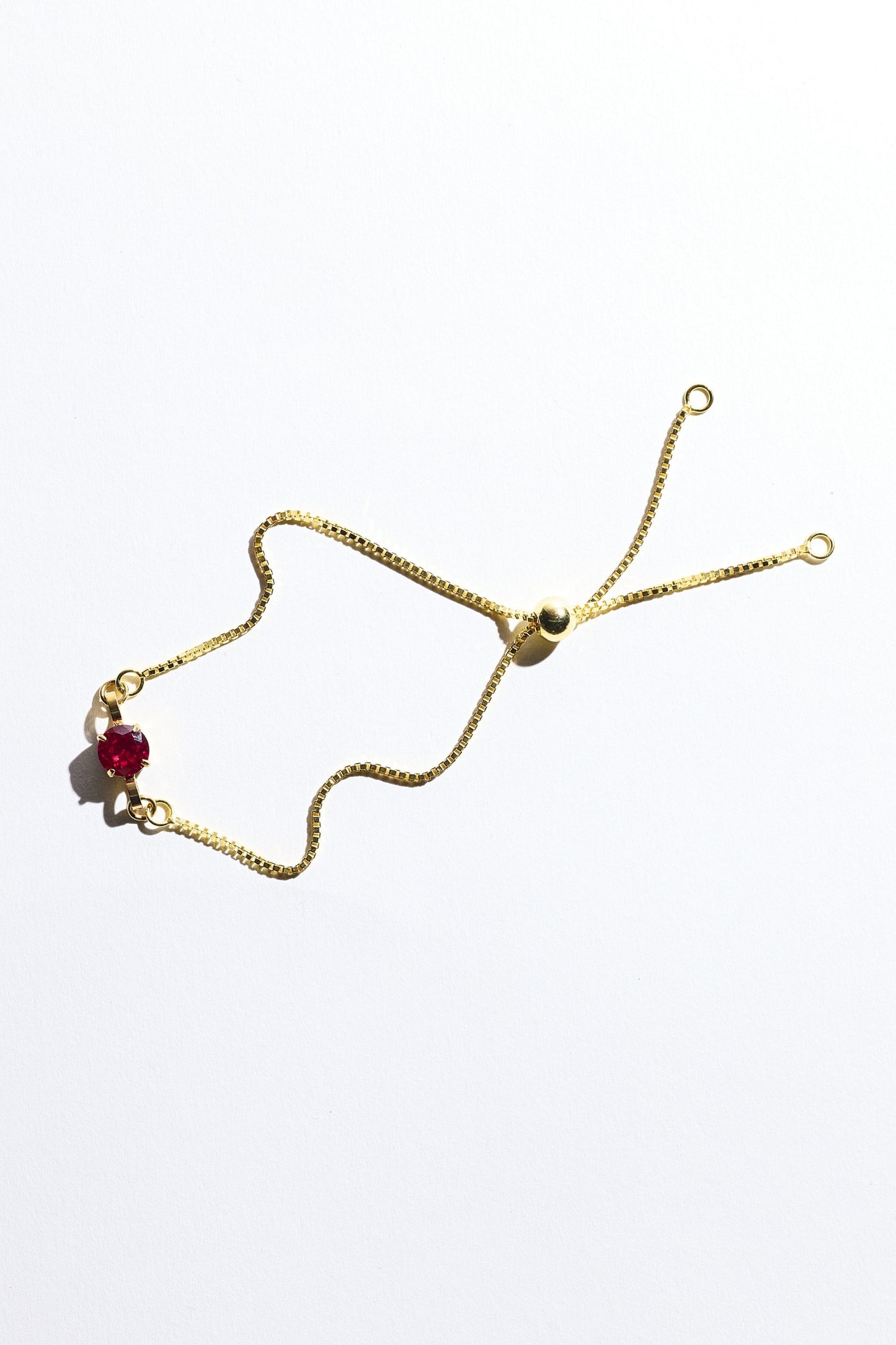 Gold Birthstone Bracelet