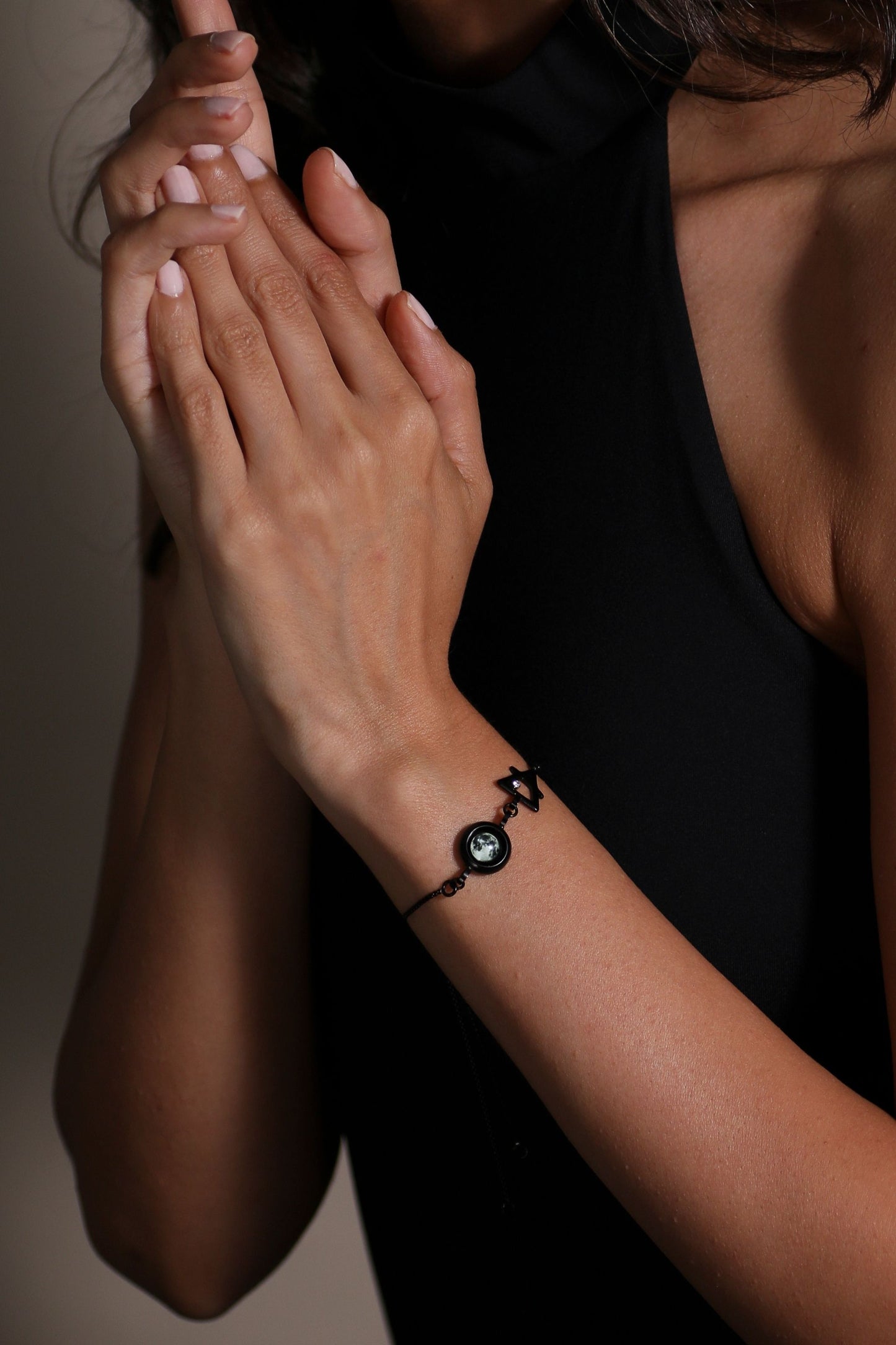 Black Moon & Zodiac Element Bracelet