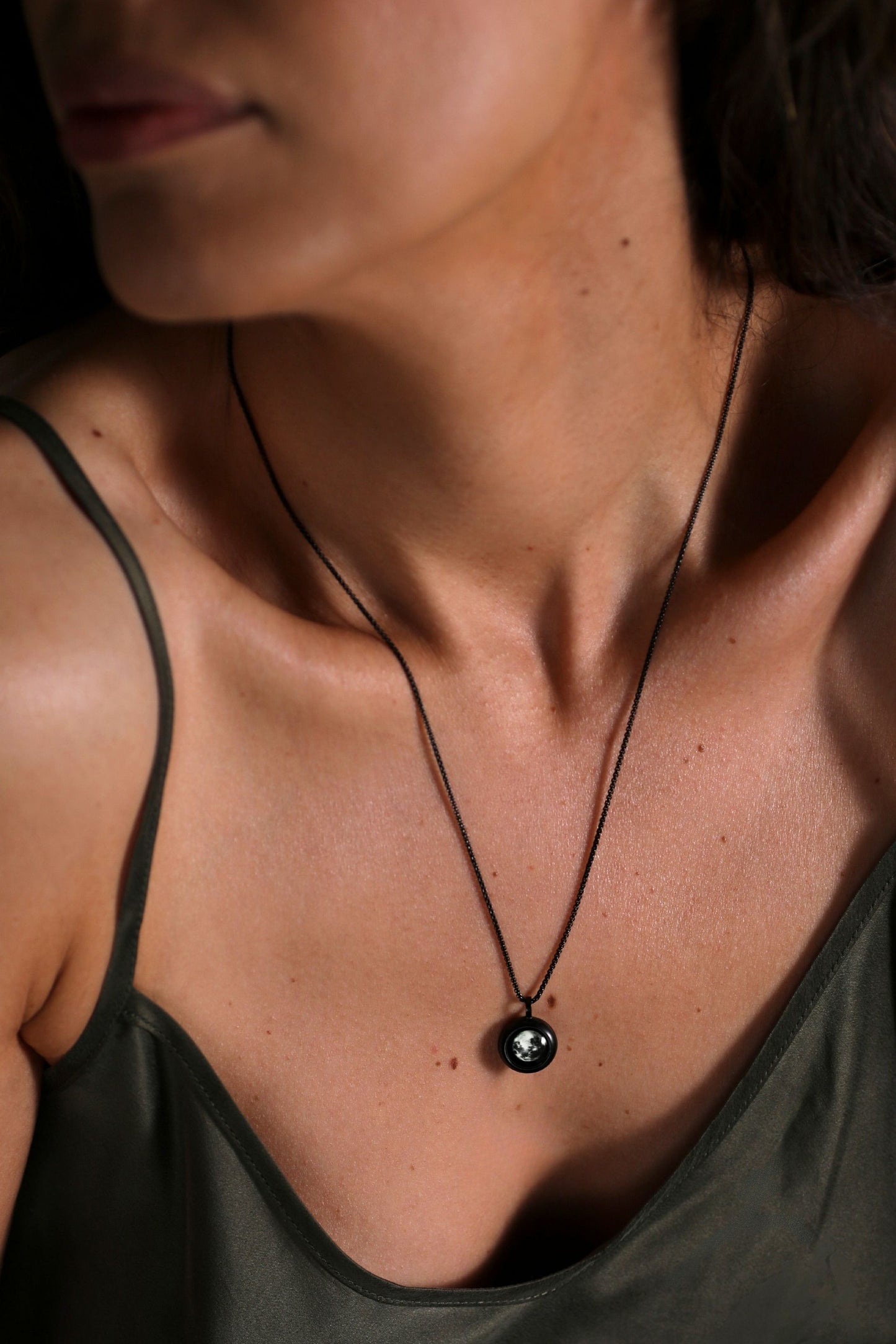 Black Moon Necklace