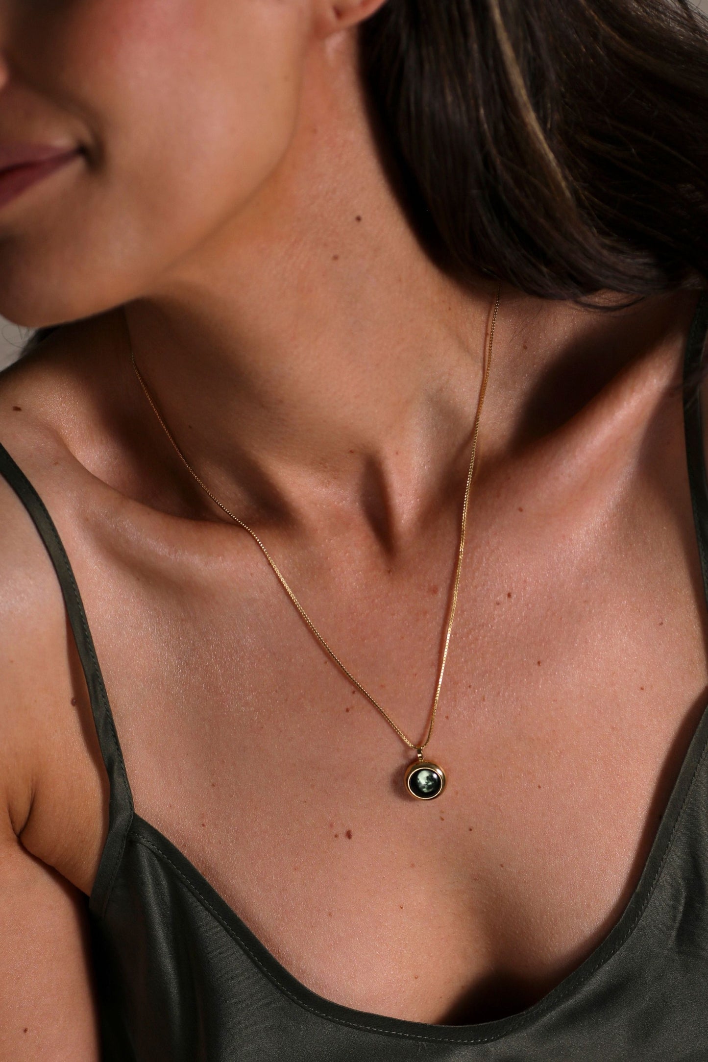 Gold Moon Necklace