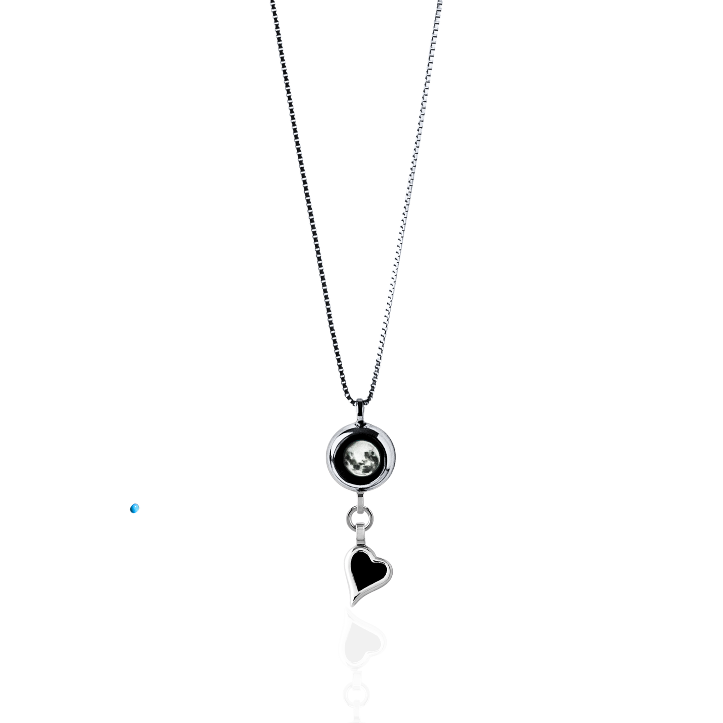 Moon & Heart Necklace