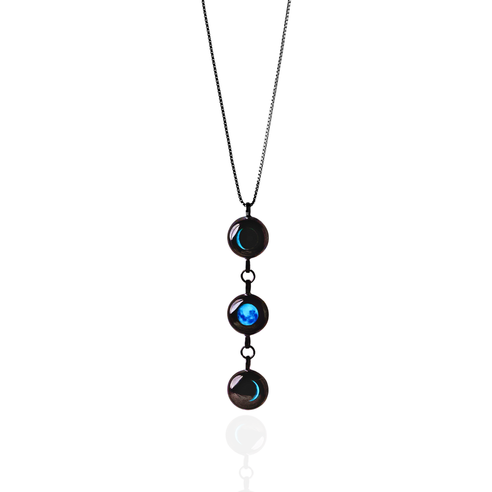 Triple Moon Necklace